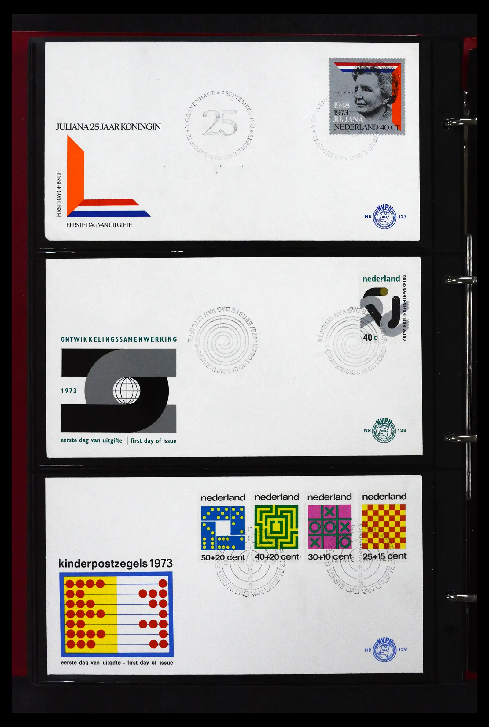 41739 0037 - Stamp collection 41739 Netherlands FDC's unaddressed 1954-1978.