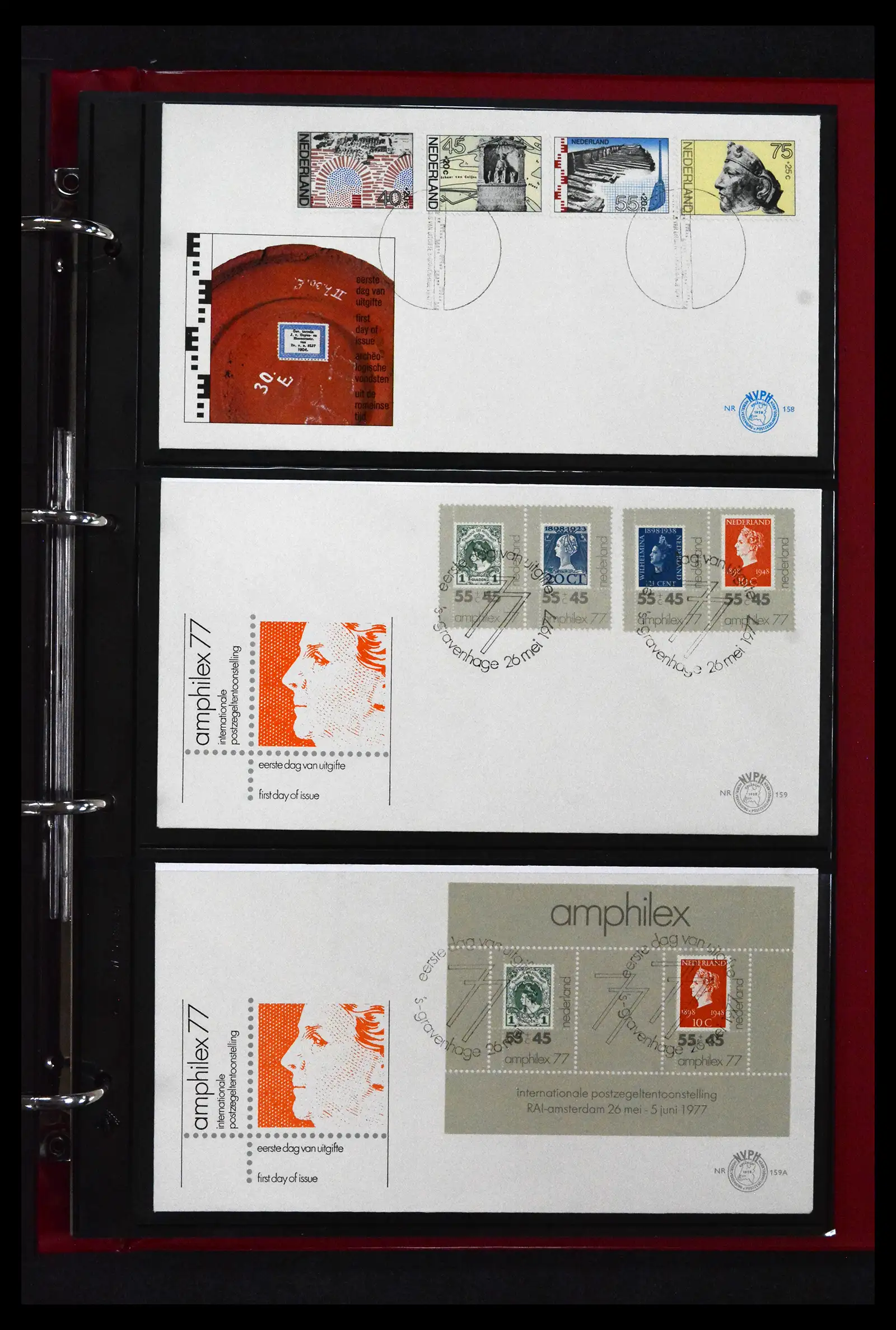 41739 0048 - Stamp collection 41739 Netherlands FDC's unaddressed 1954-1978.