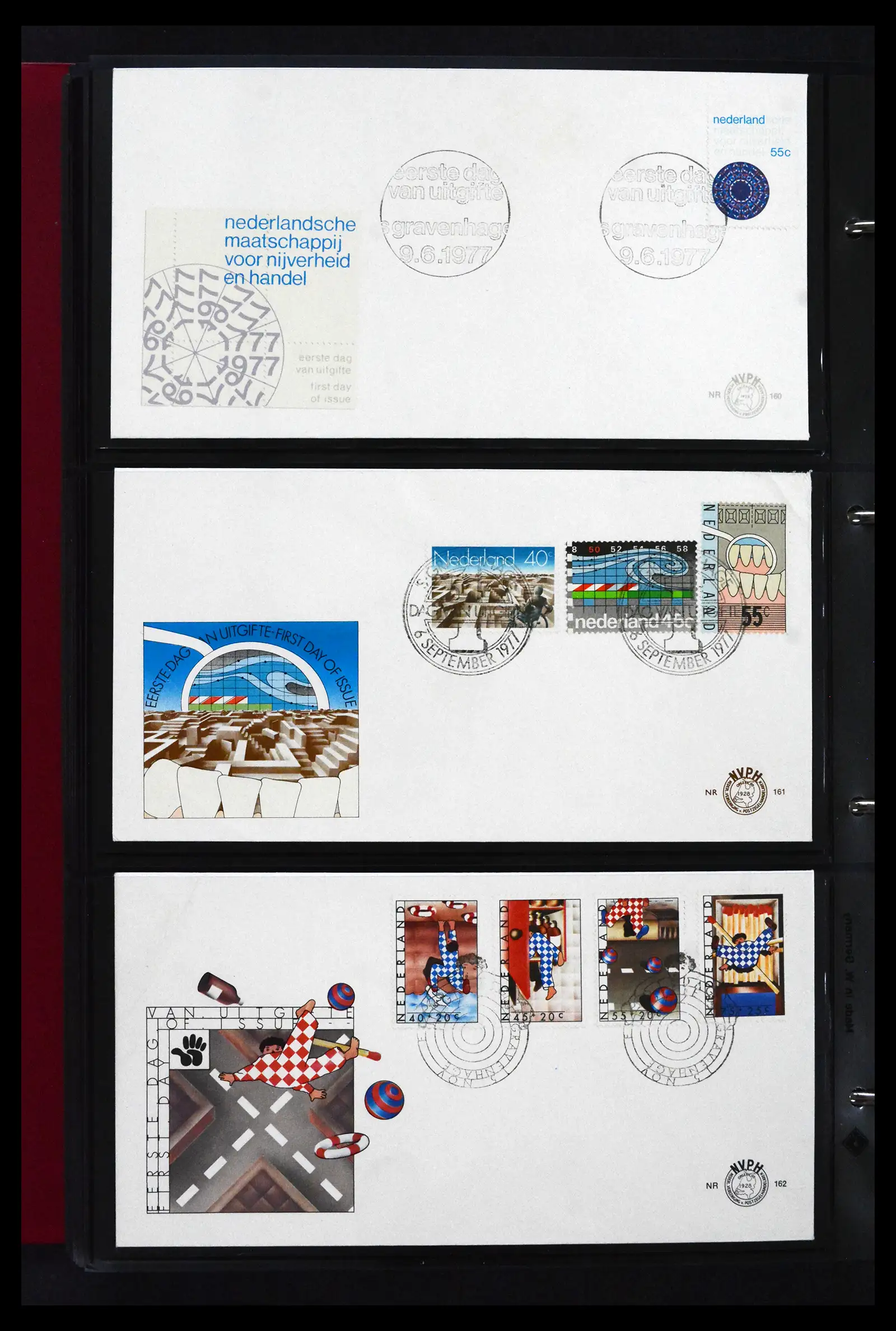 41739 0049 - Stamp collection 41739 Netherlands FDC's unaddressed 1954-1978.