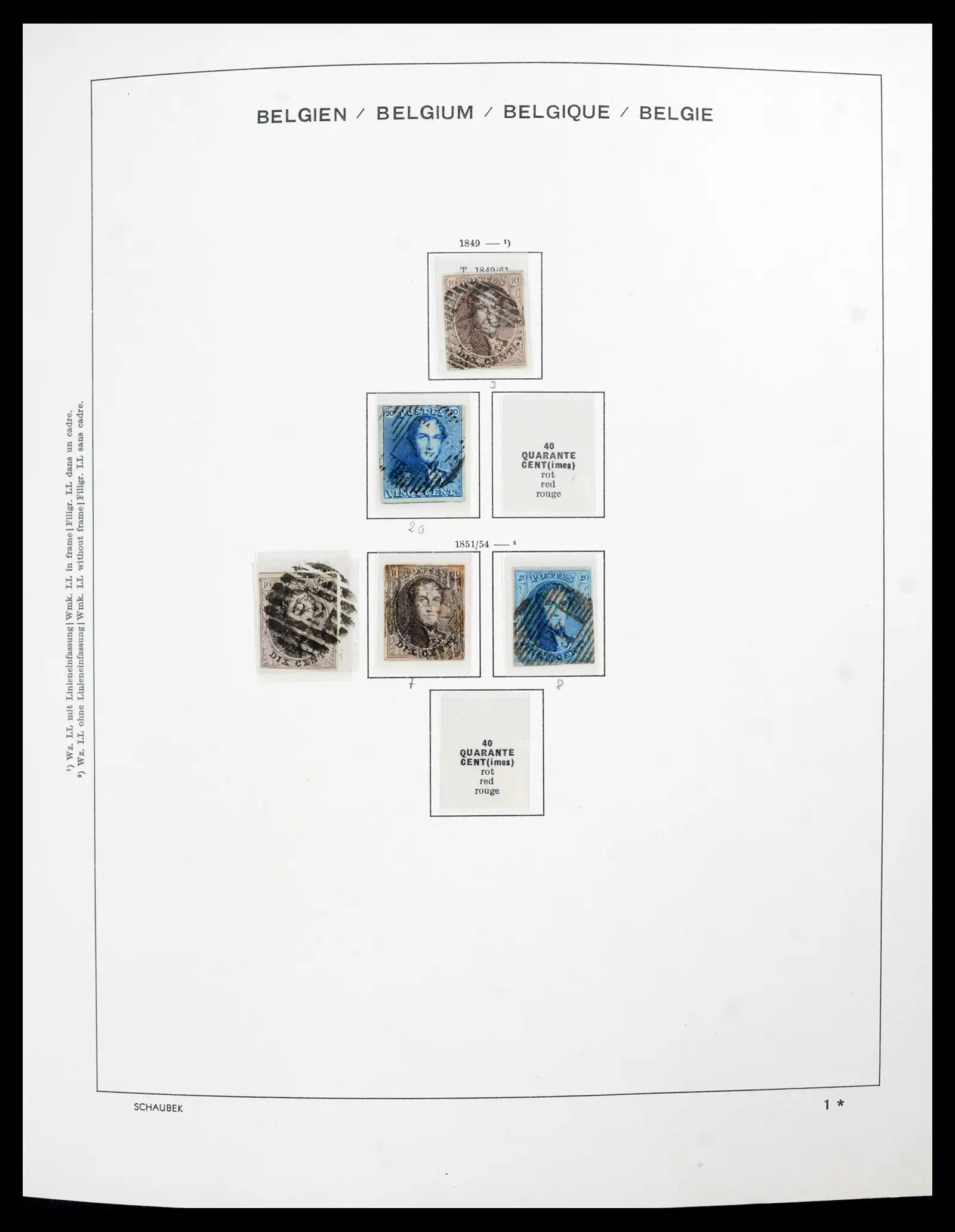 41740 0002 - Stamp collection 41740 European countries 1840-1945.