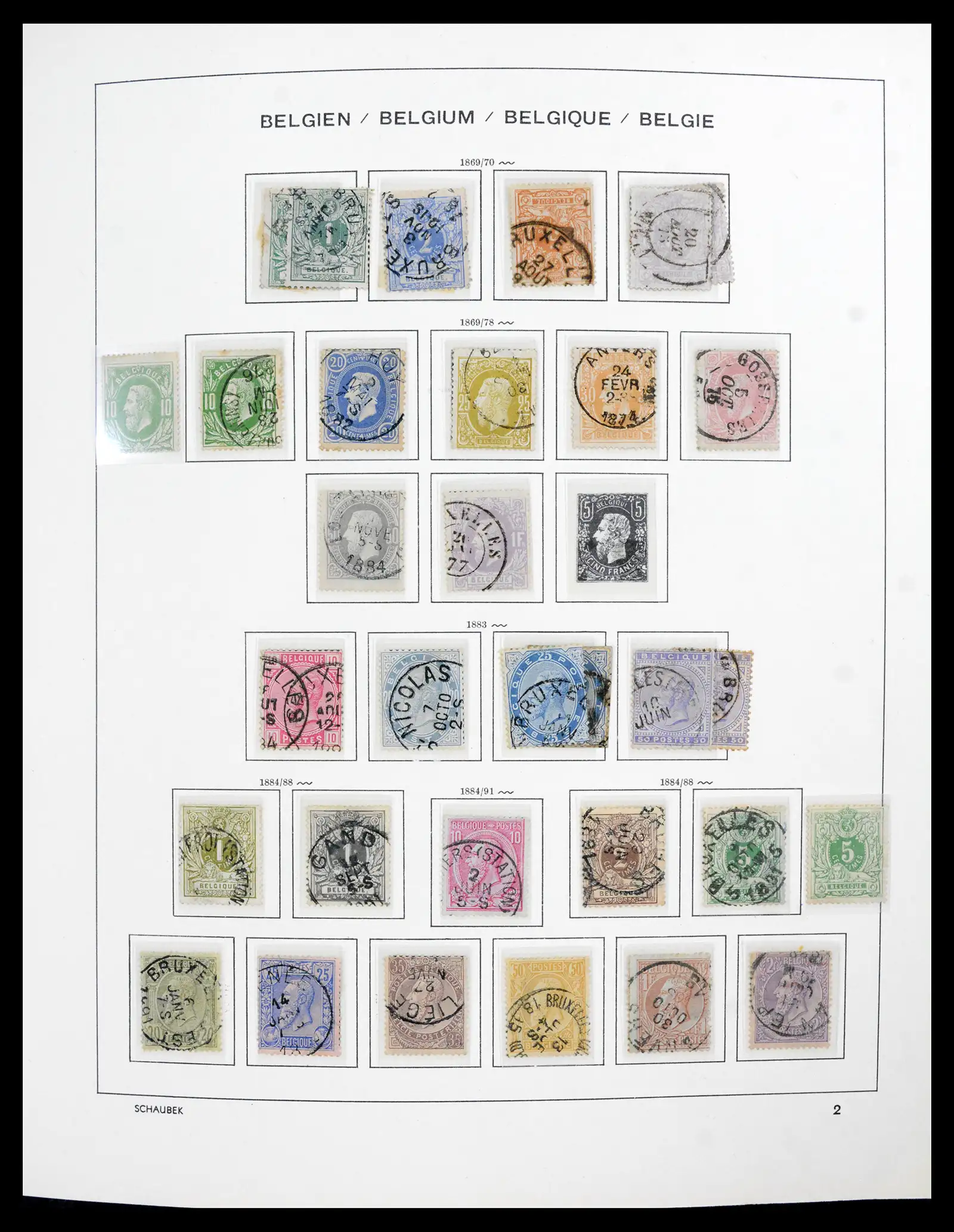 41740 0004 - Stamp collection 41740 European countries 1840-1945.