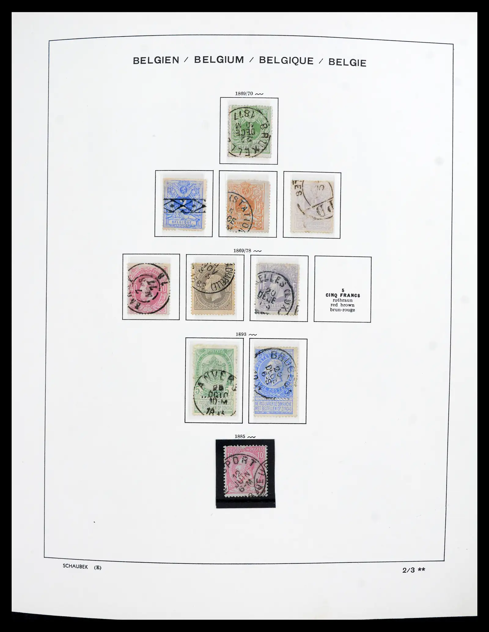 41740 0006 - Stamp collection 41740 European countries 1840-1945.