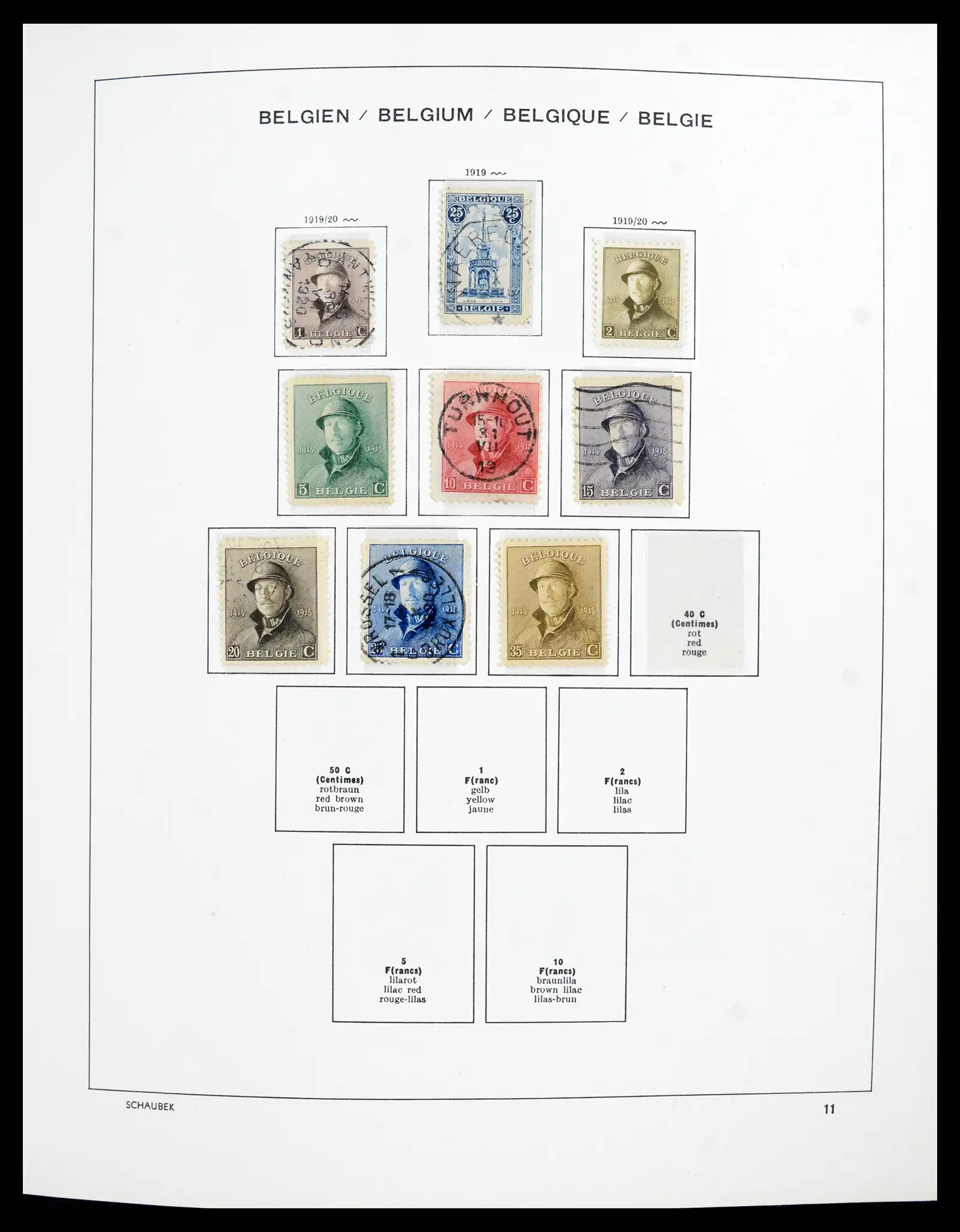 41740 0012 - Stamp collection 41740 European countries 1840-1945.