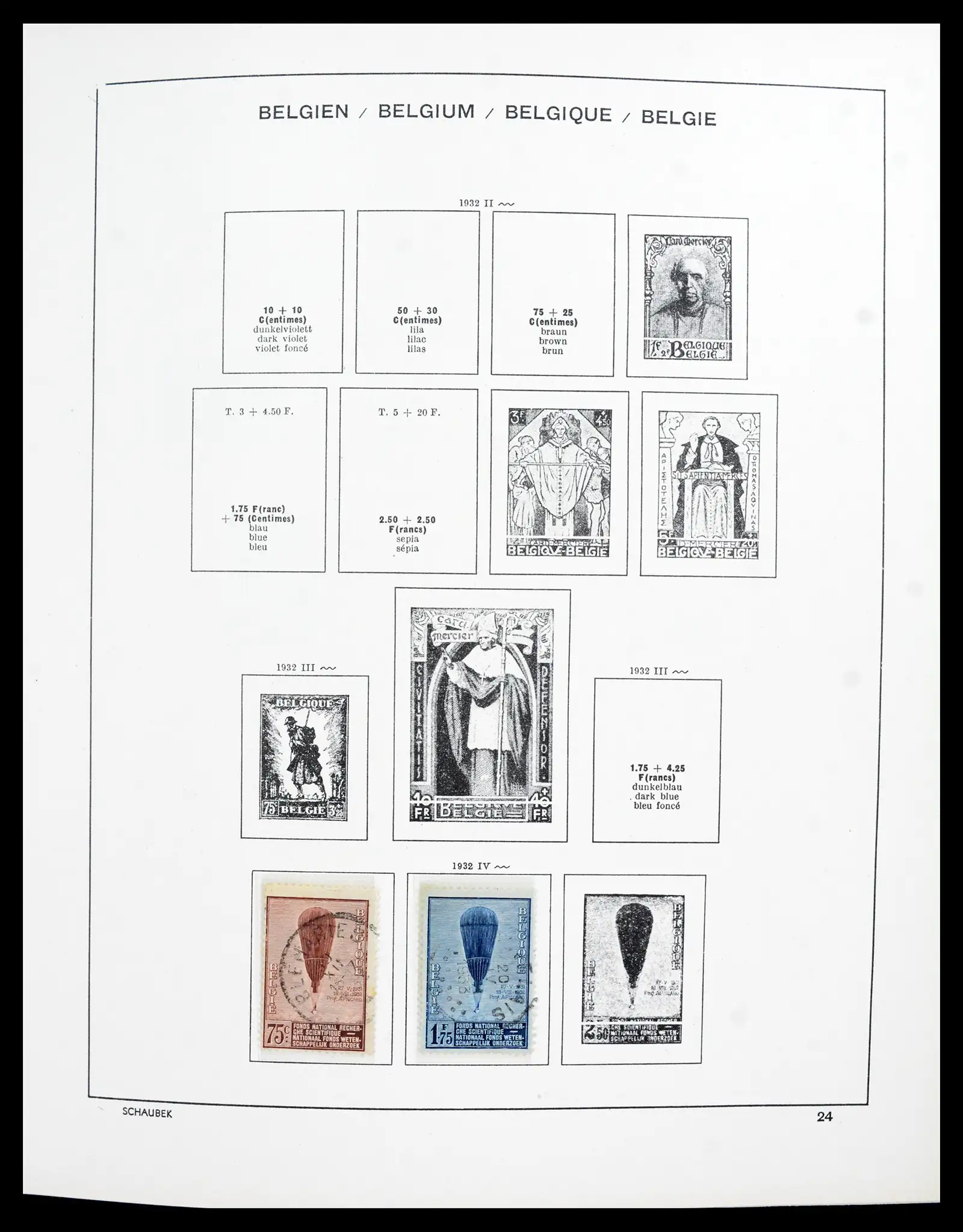 41740 0021 - Postzegelverzameling 41740 Europese landen 1840-1945.