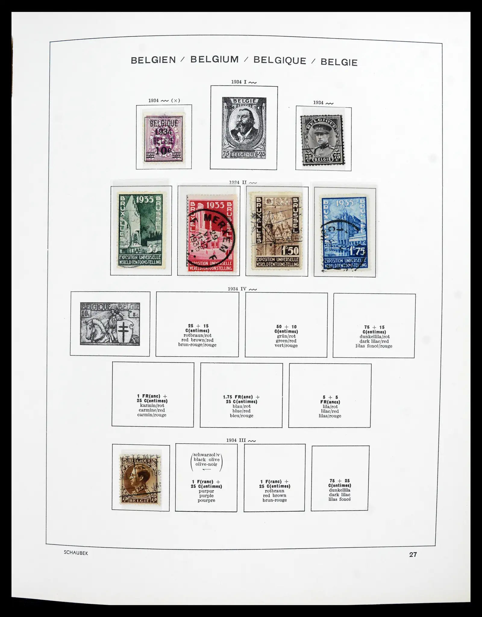 41740 0022 - Postzegelverzameling 41740 Europese landen 1840-1945.