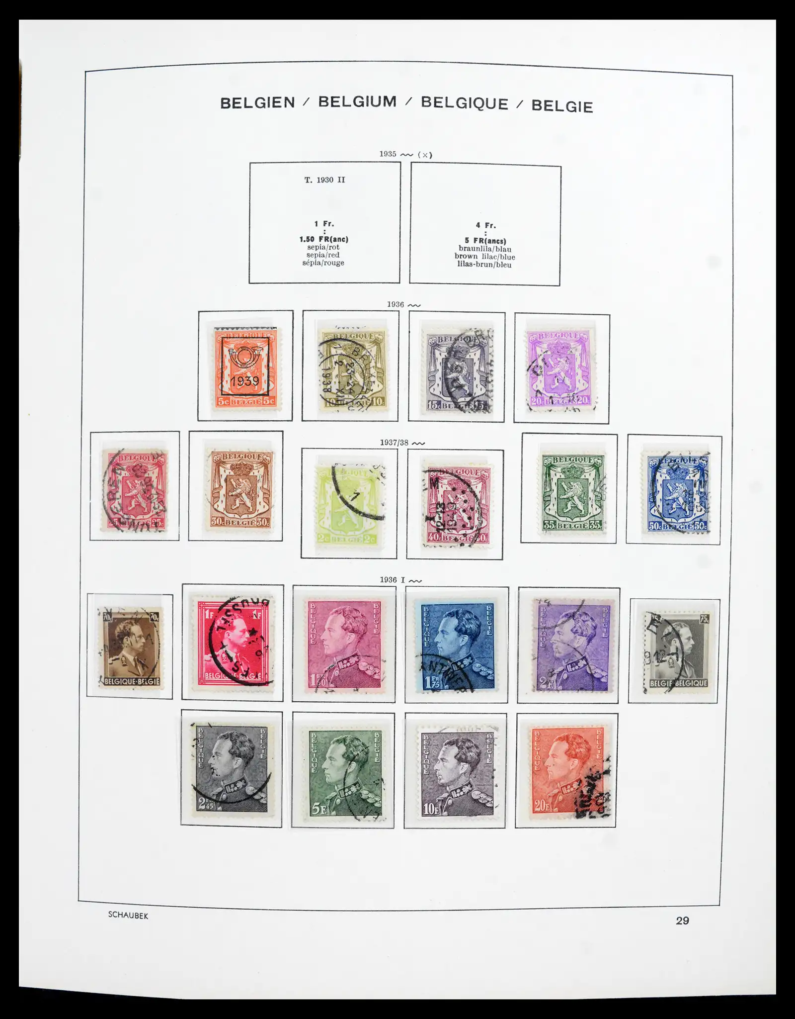 41740 0024 - Postzegelverzameling 41740 Europese landen 1840-1945.