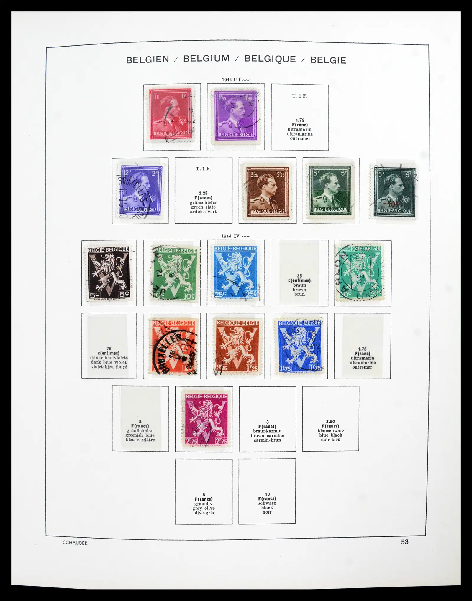 41740 0039 - Postzegelverzameling 41740 Europese landen 1840-1945.