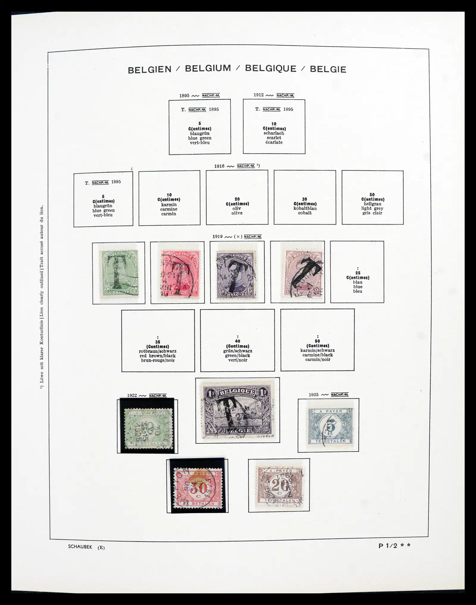 41740 0046 - Postzegelverzameling 41740 Europese landen 1840-1945.