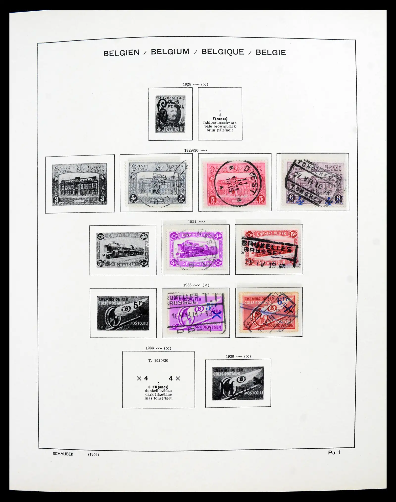 41740 0047 - Postzegelverzameling 41740 Europese landen 1840-1945.