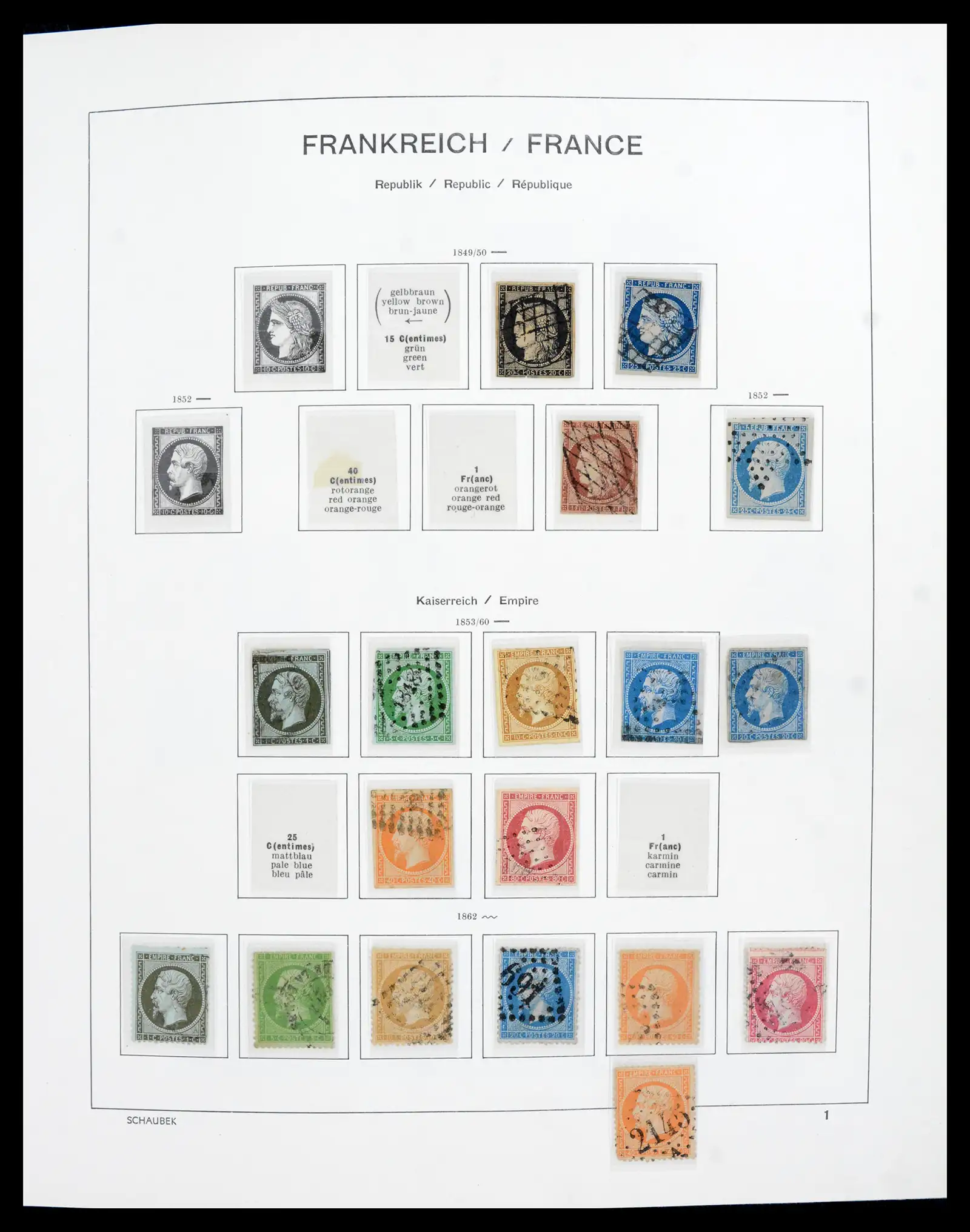 41740 0050 - Postzegelverzameling 41740 Europese landen 1840-1945.