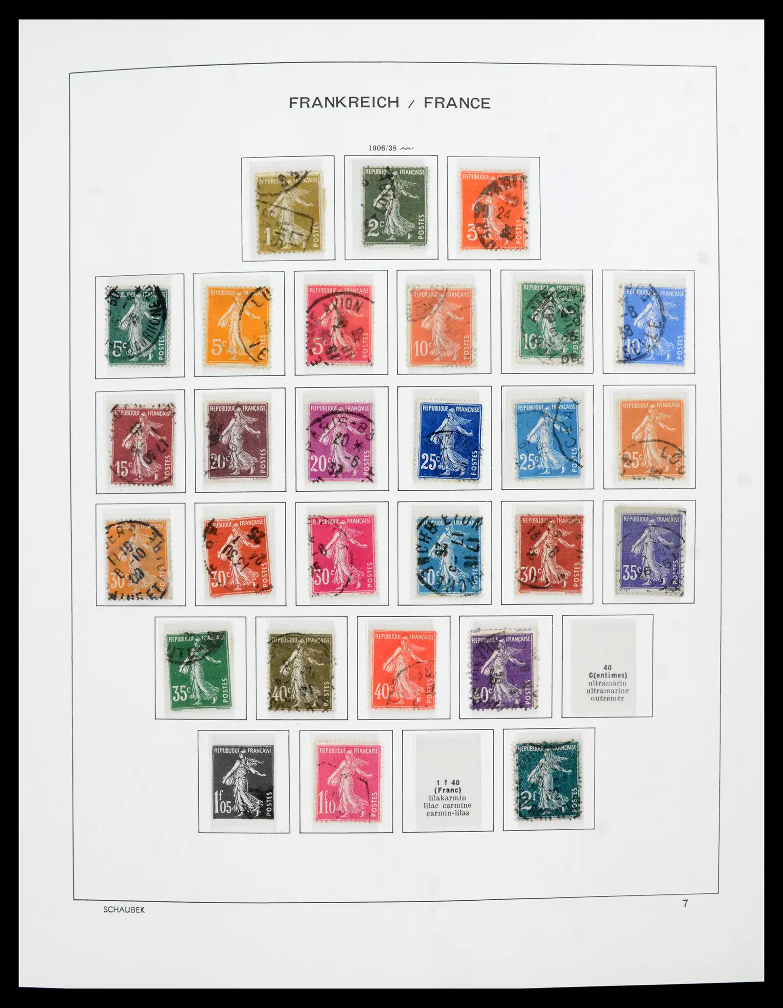 41740 0059 - Postzegelverzameling 41740 Europese landen 1840-1945.