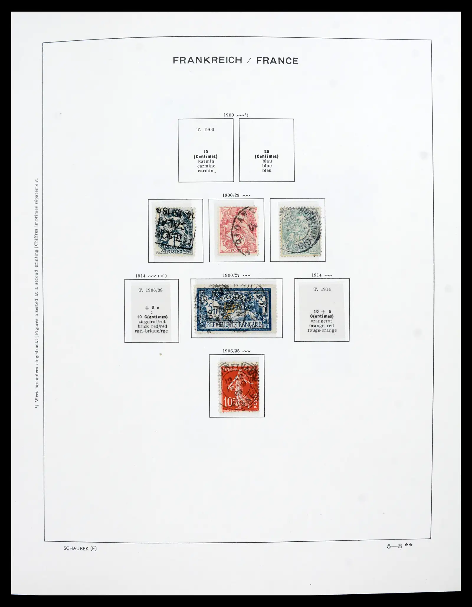 41740 0061 - Postzegelverzameling 41740 Europese landen 1840-1945.