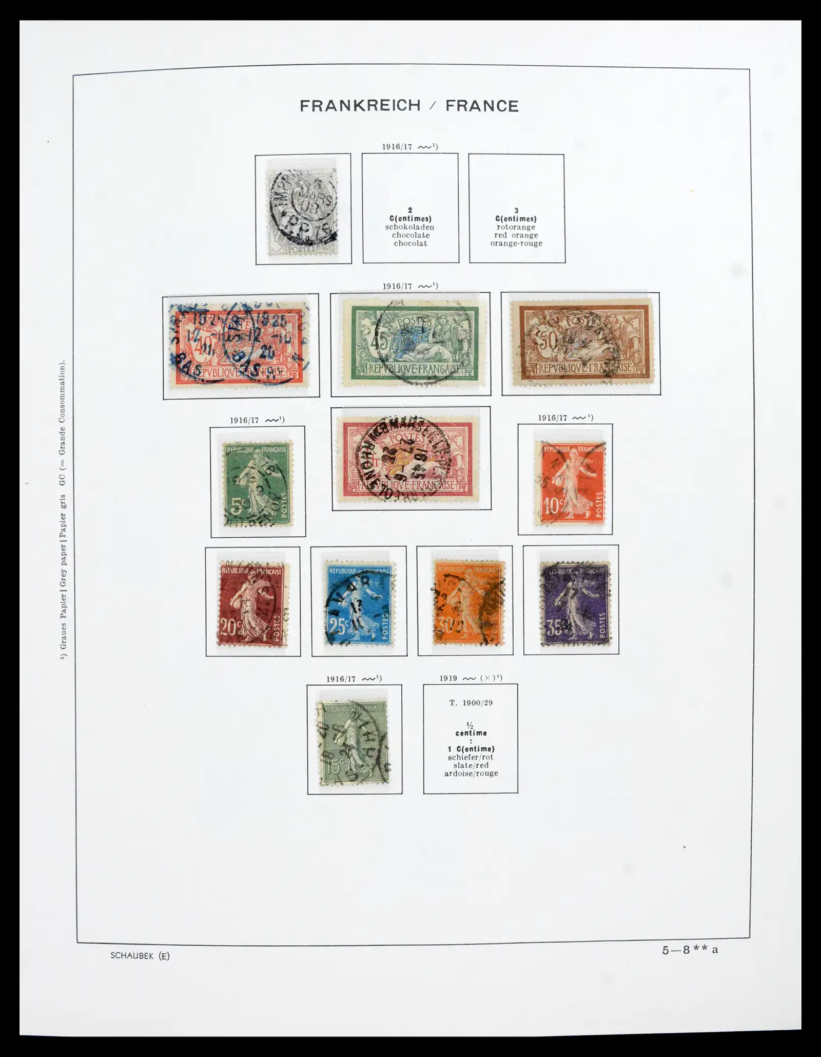 41740 0062 - Postzegelverzameling 41740 Europese landen 1840-1945.