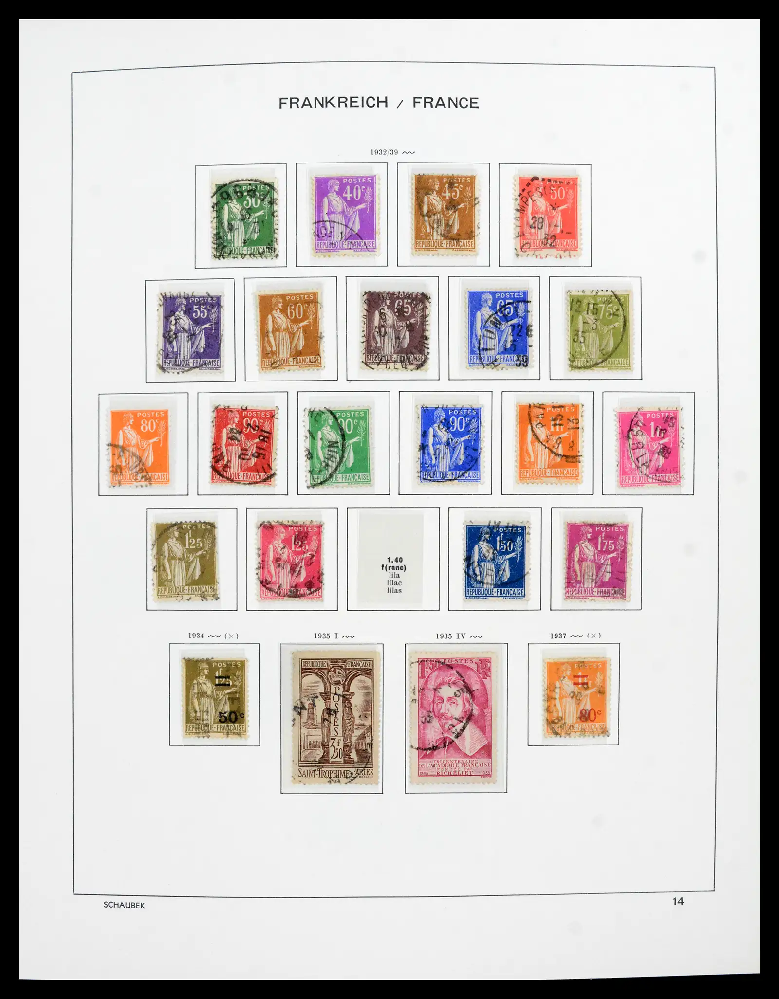 41740 0067 - Postzegelverzameling 41740 Europese landen 1840-1945.