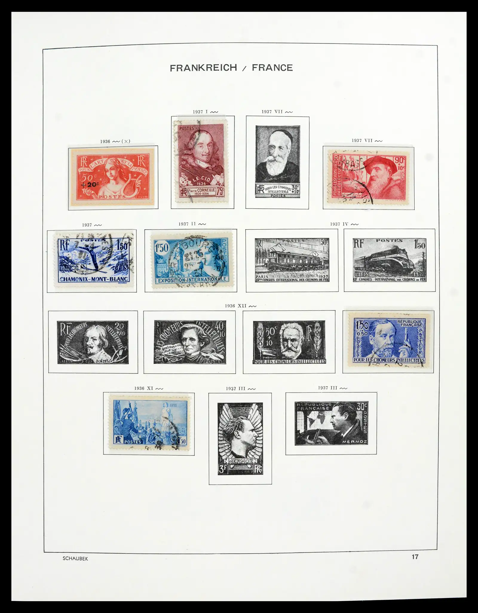 41740 0071 - Postzegelverzameling 41740 Europese landen 1840-1945.