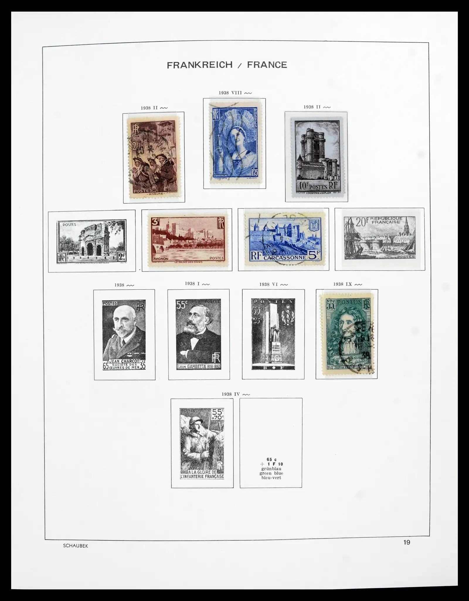 41740 0073 - Postzegelverzameling 41740 Europese landen 1840-1945.