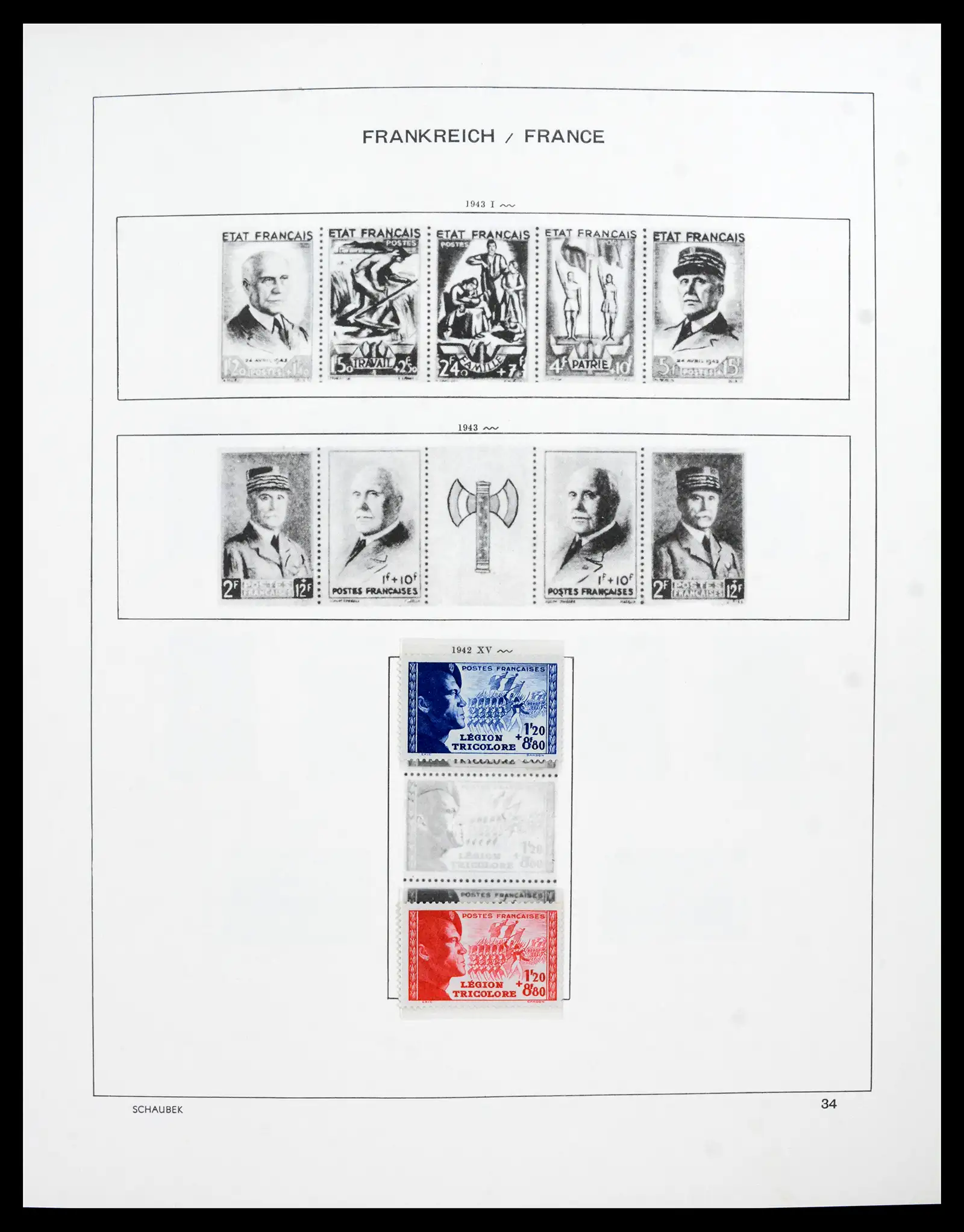 41740 0084 - Postzegelverzameling 41740 Europese landen 1840-1945.