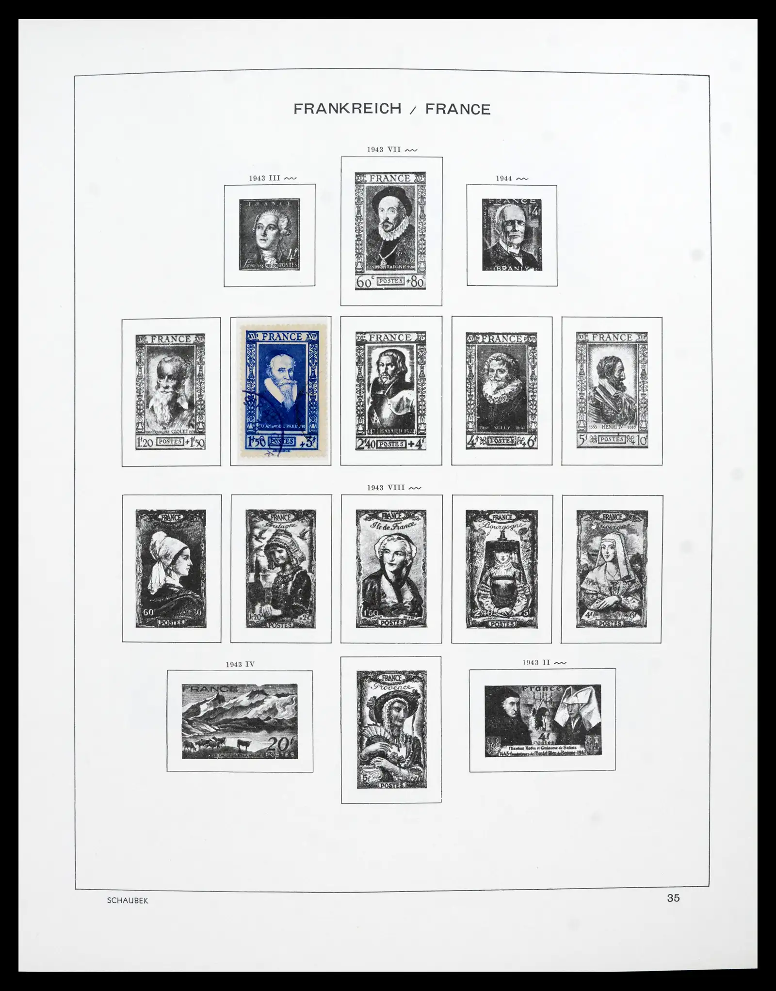 41740 0085 - Postzegelverzameling 41740 Europese landen 1840-1945.