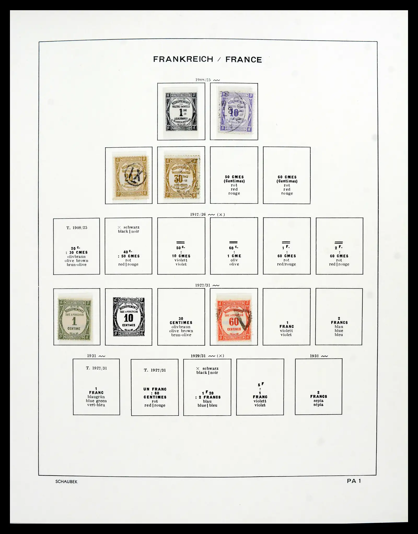41740 0093 - Postzegelverzameling 41740 Europese landen 1840-1945.