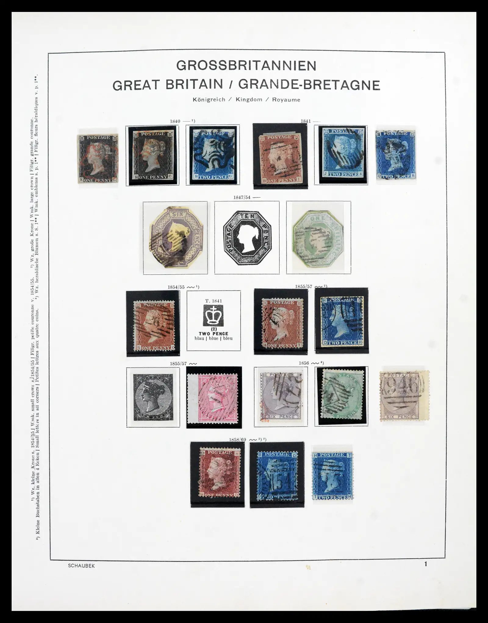 41740 0094 - Postzegelverzameling 41740 Europese landen 1840-1945.