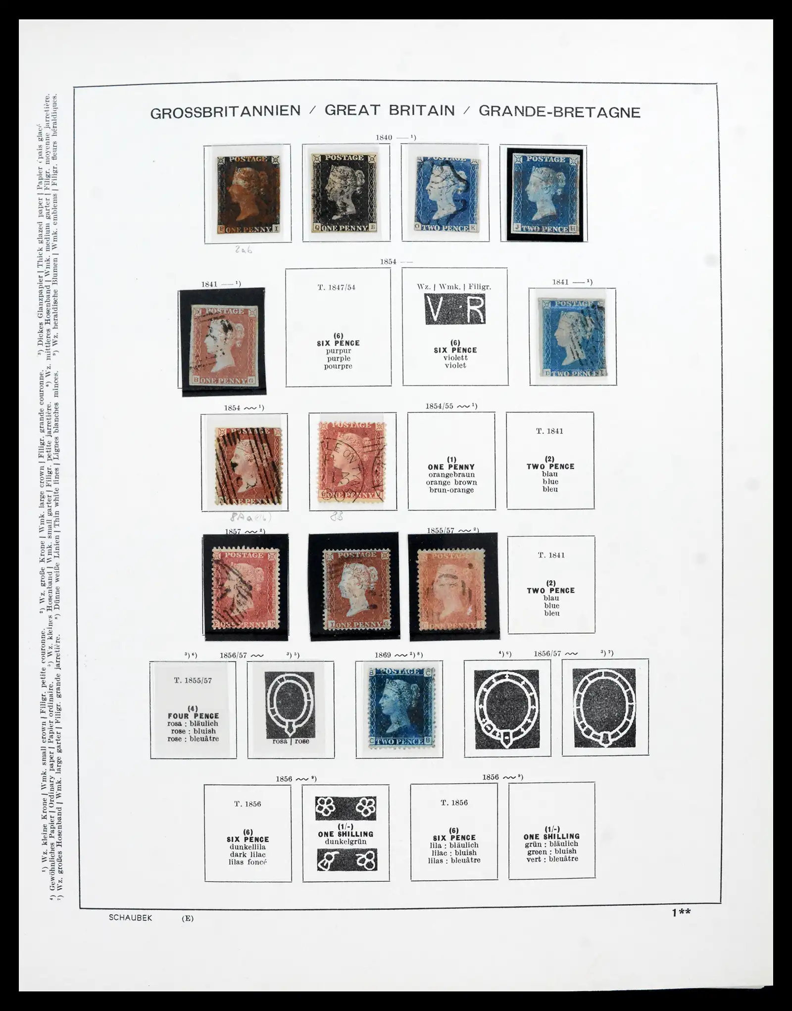 41740 0095 - Postzegelverzameling 41740 Europese landen 1840-1945.