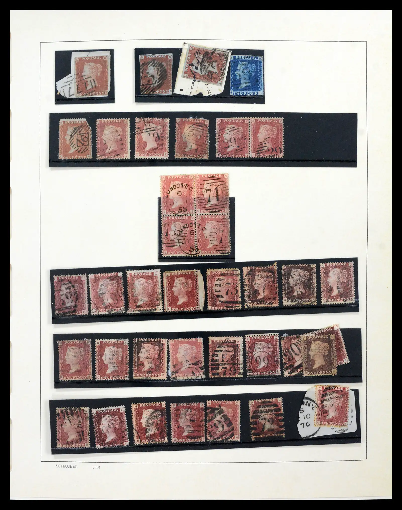 41740 0096 - Postzegelverzameling 41740 Europese landen 1840-1945.