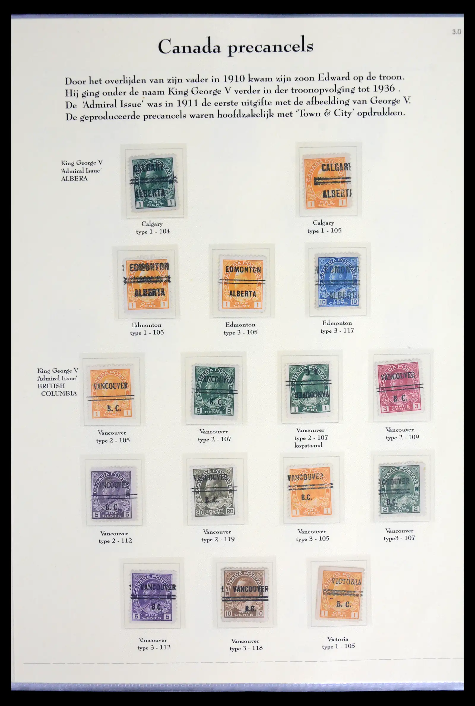 41742 0006 - Stamp collection 41742 Canada pre-cancels 1888-1935.