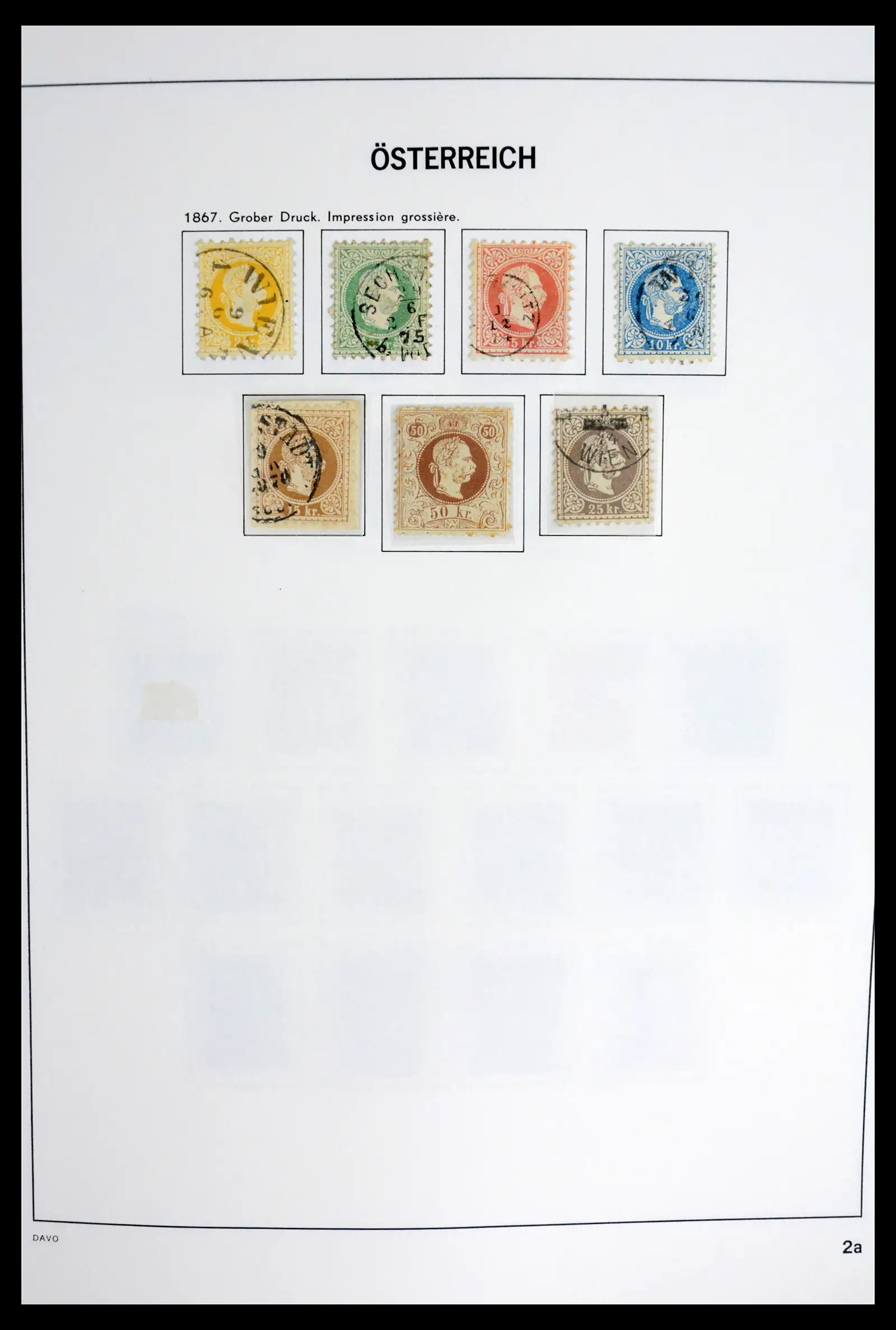 41743 0003 - Postzegelverzameling 41743 Oostenrijk en gebieden 1850-1950.