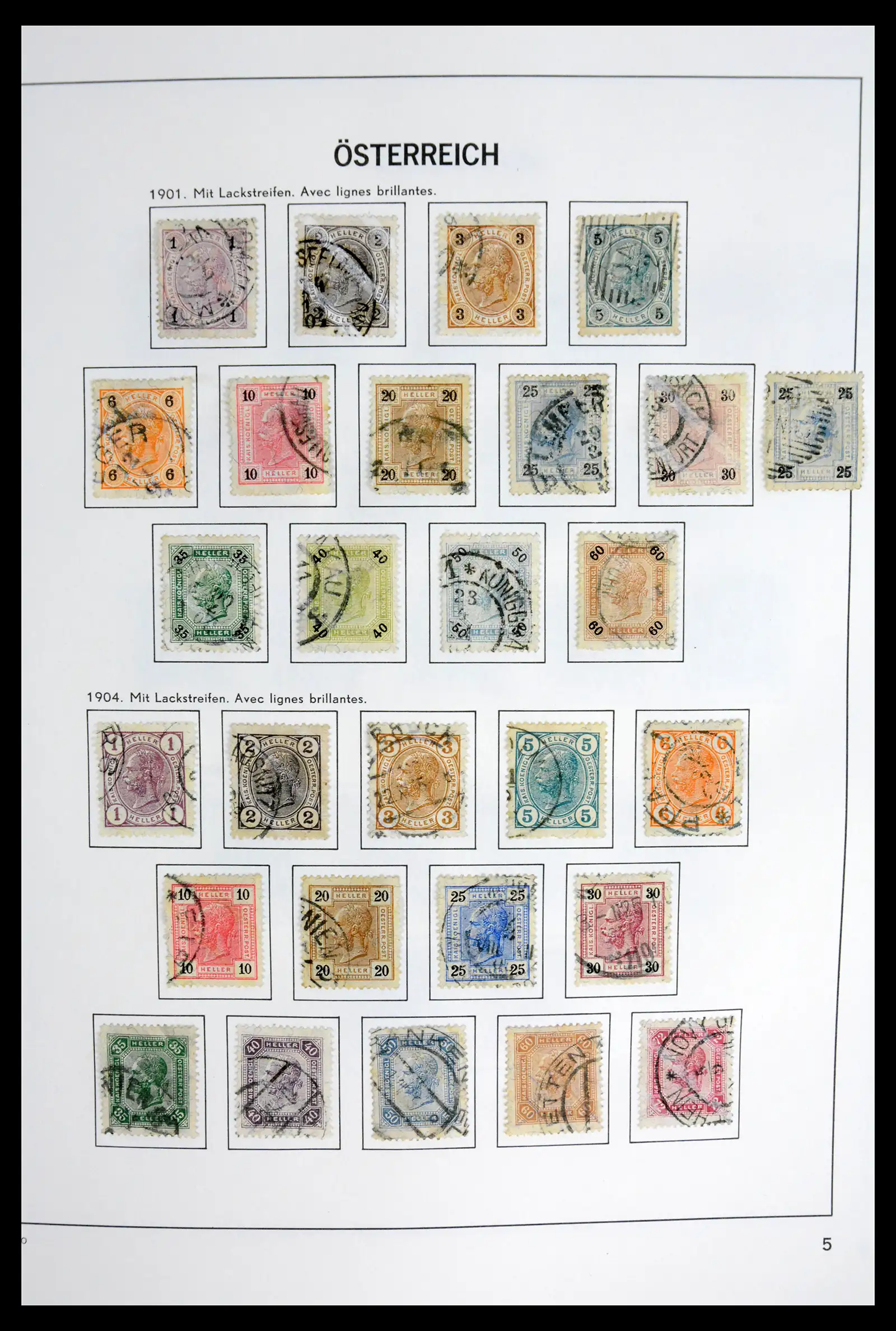 41743 0006 - Postzegelverzameling 41743 Oostenrijk en gebieden 1850-1950.
