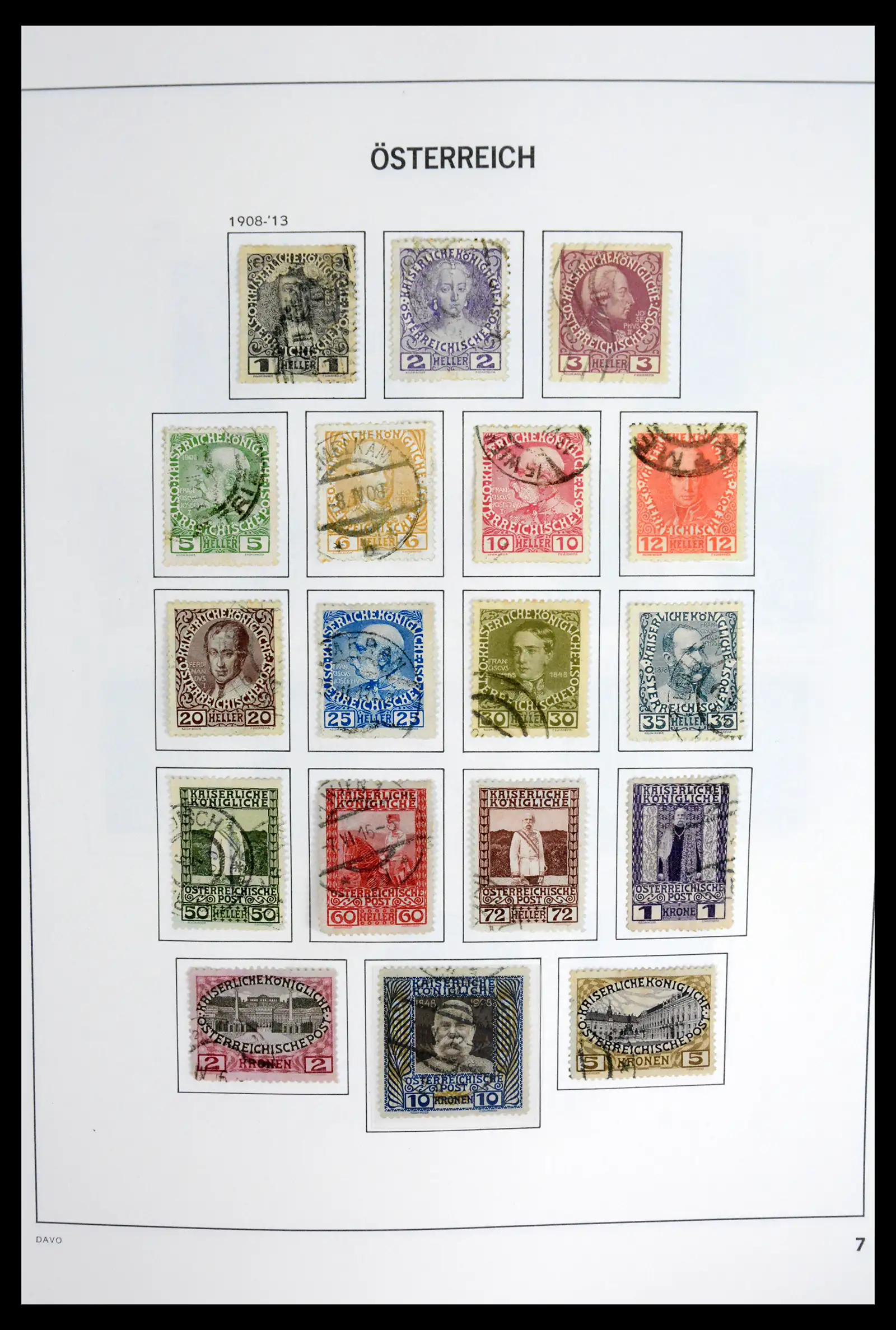 41743 0008 - Postzegelverzameling 41743 Oostenrijk en gebieden 1850-1950.