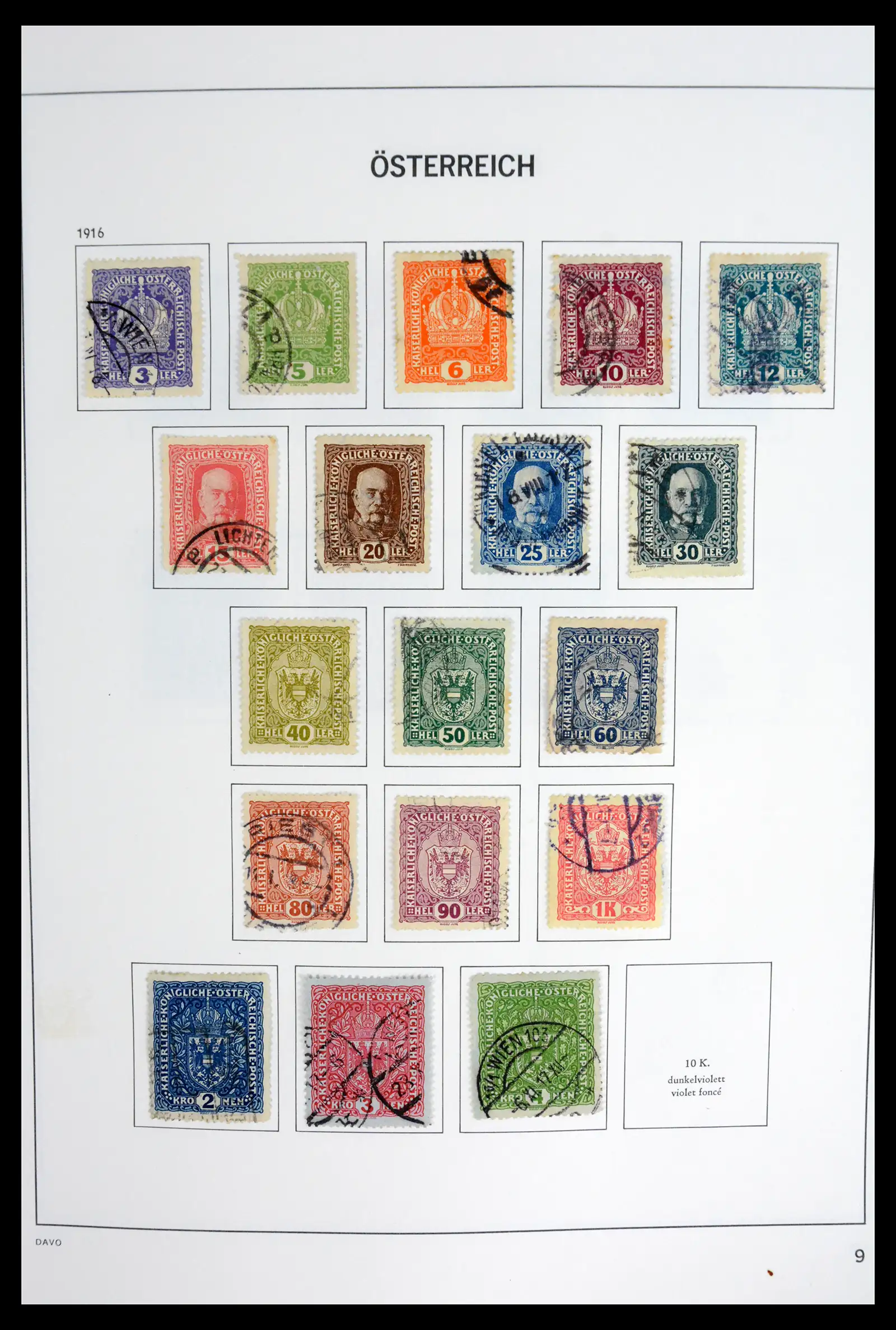 41743 0010 - Postzegelverzameling 41743 Oostenrijk en gebieden 1850-1950.