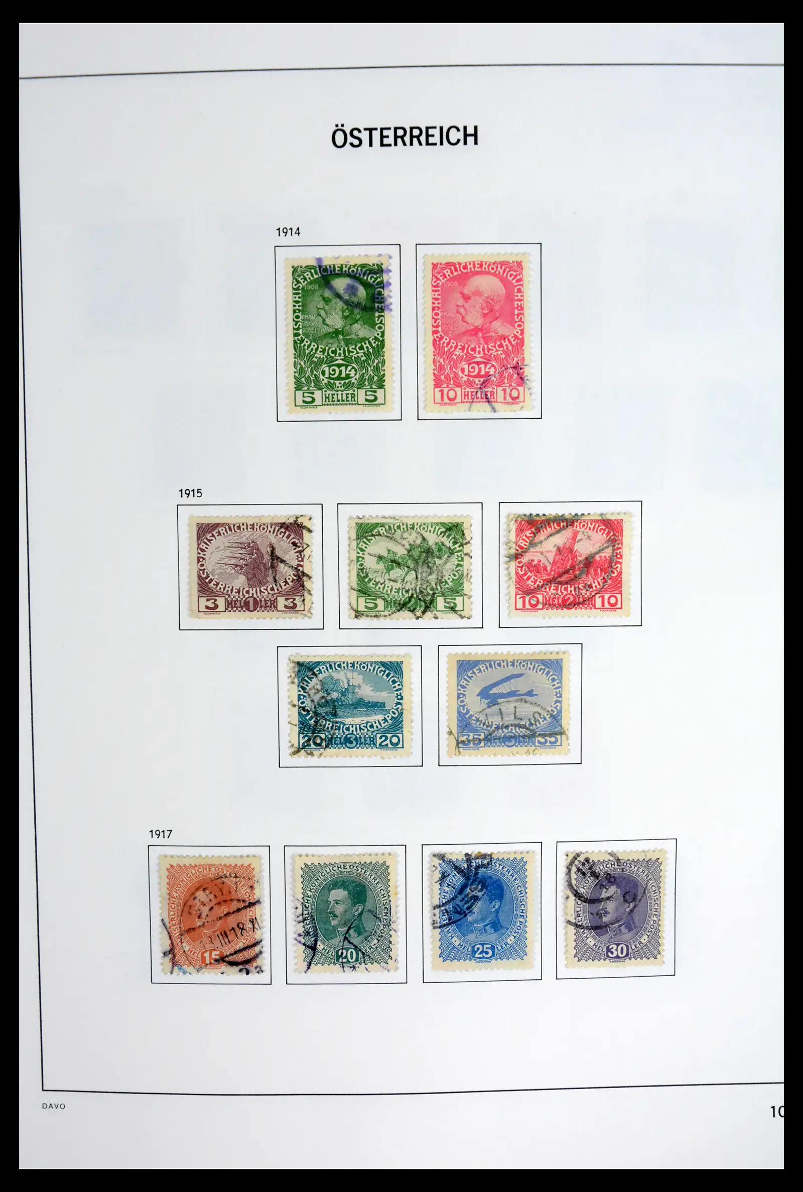 41743 0012 - Postzegelverzameling 41743 Oostenrijk en gebieden 1850-1950.