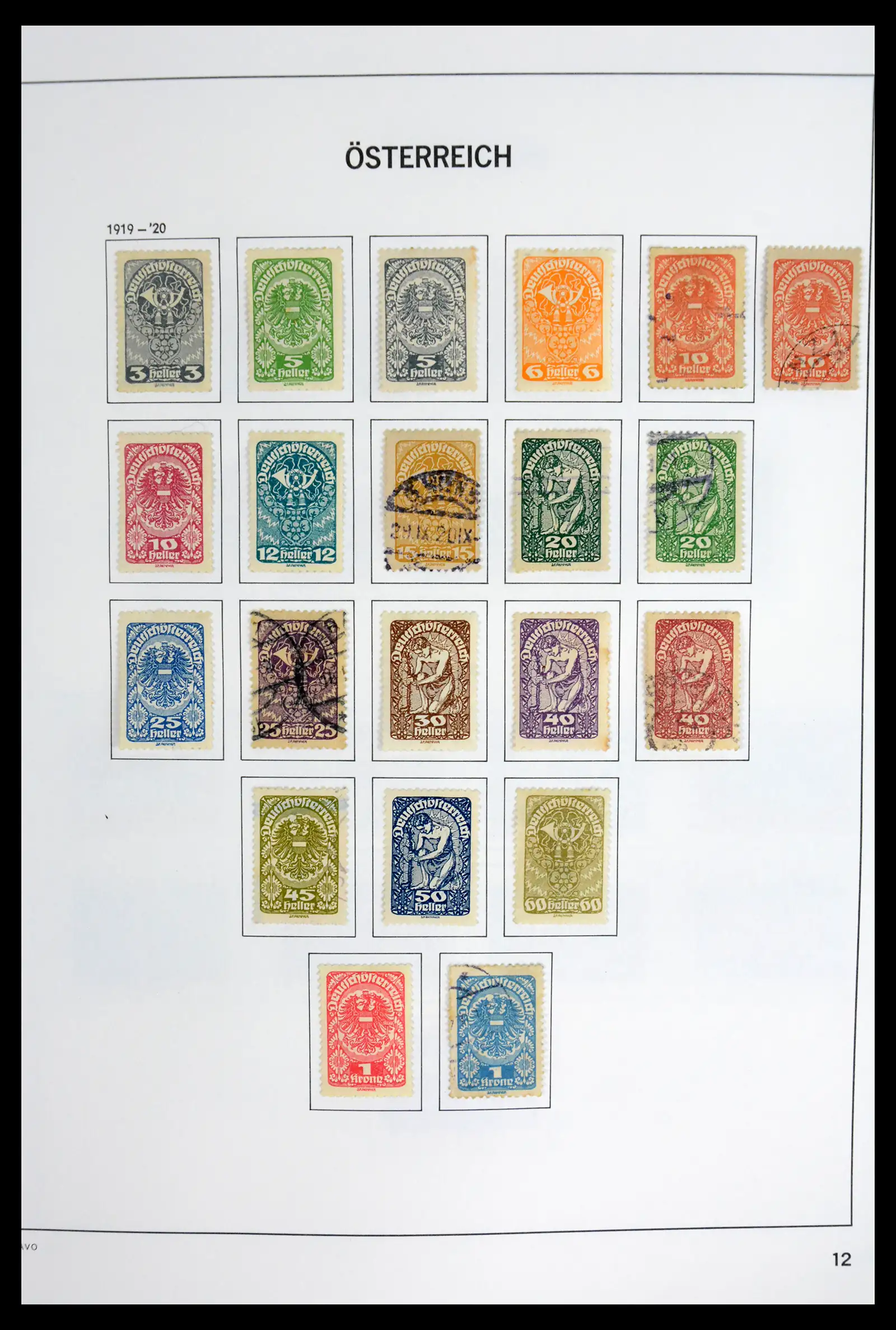 41743 0014 - Postzegelverzameling 41743 Oostenrijk en gebieden 1850-1950.