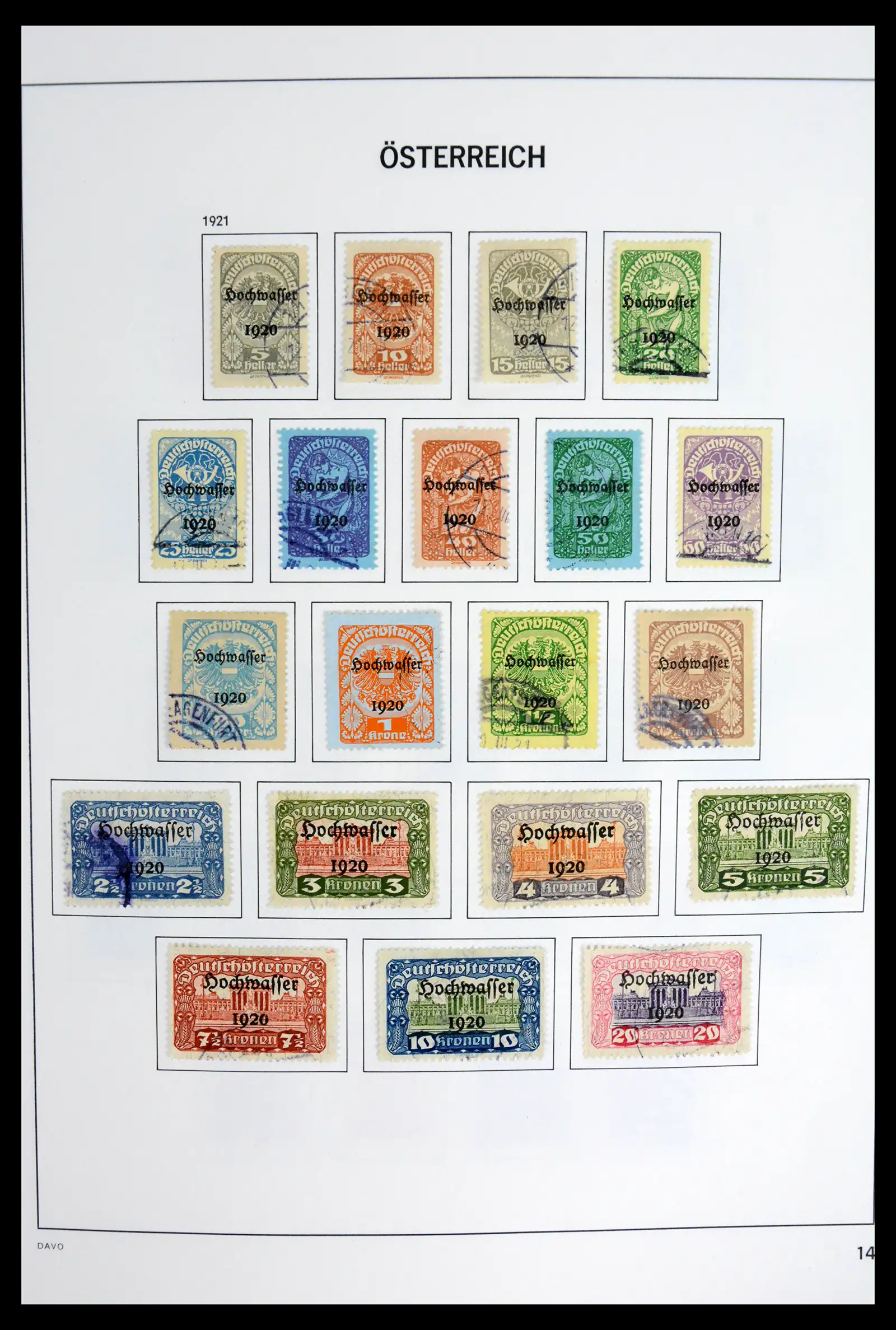 41743 0017 - Postzegelverzameling 41743 Oostenrijk en gebieden 1850-1950.