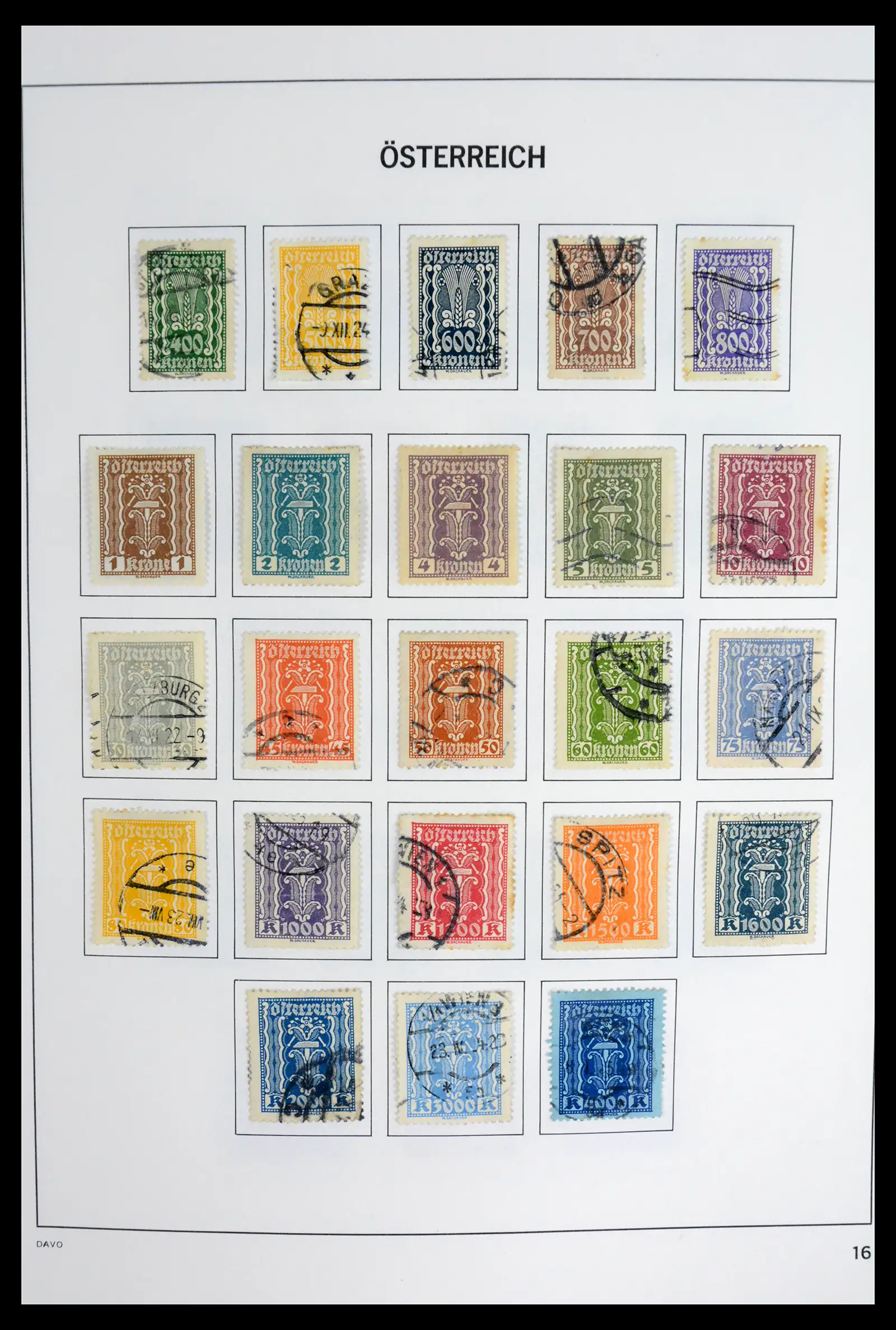 41743 0019 - Postzegelverzameling 41743 Oostenrijk en gebieden 1850-1950.