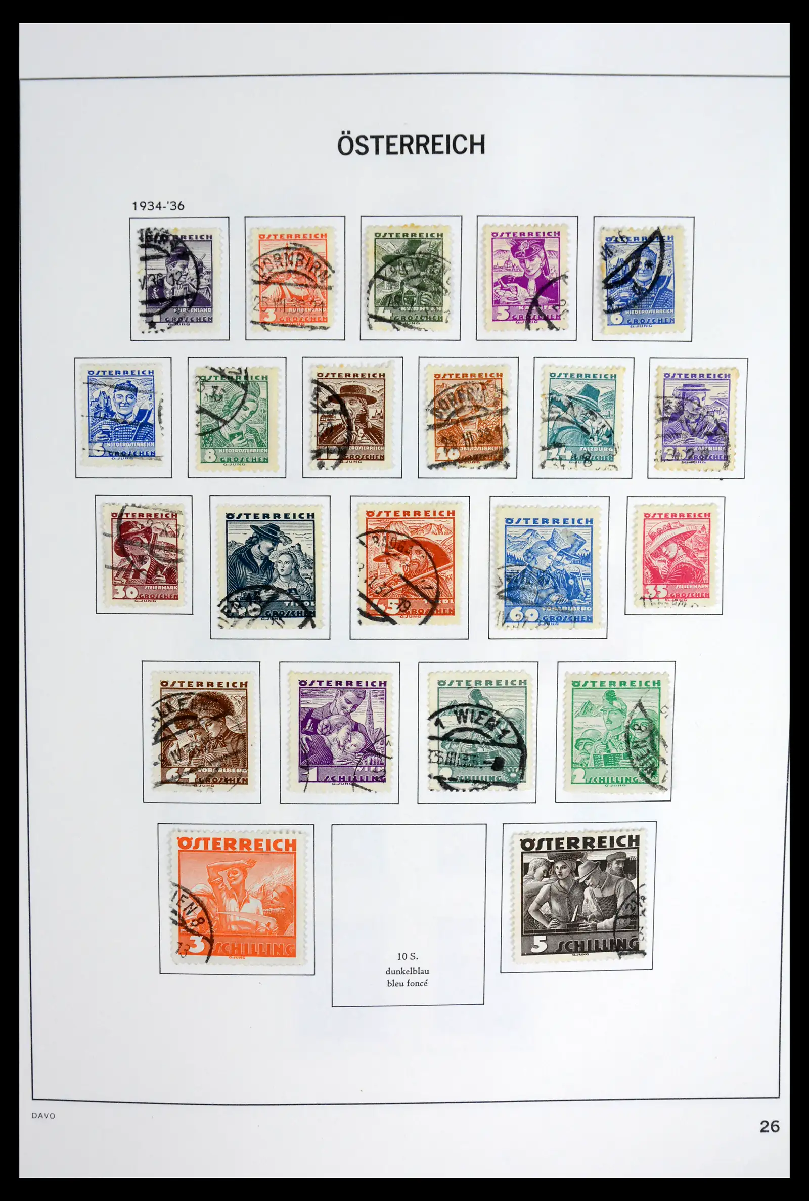 41743 0029 - Postzegelverzameling 41743 Oostenrijk en gebieden 1850-1950.