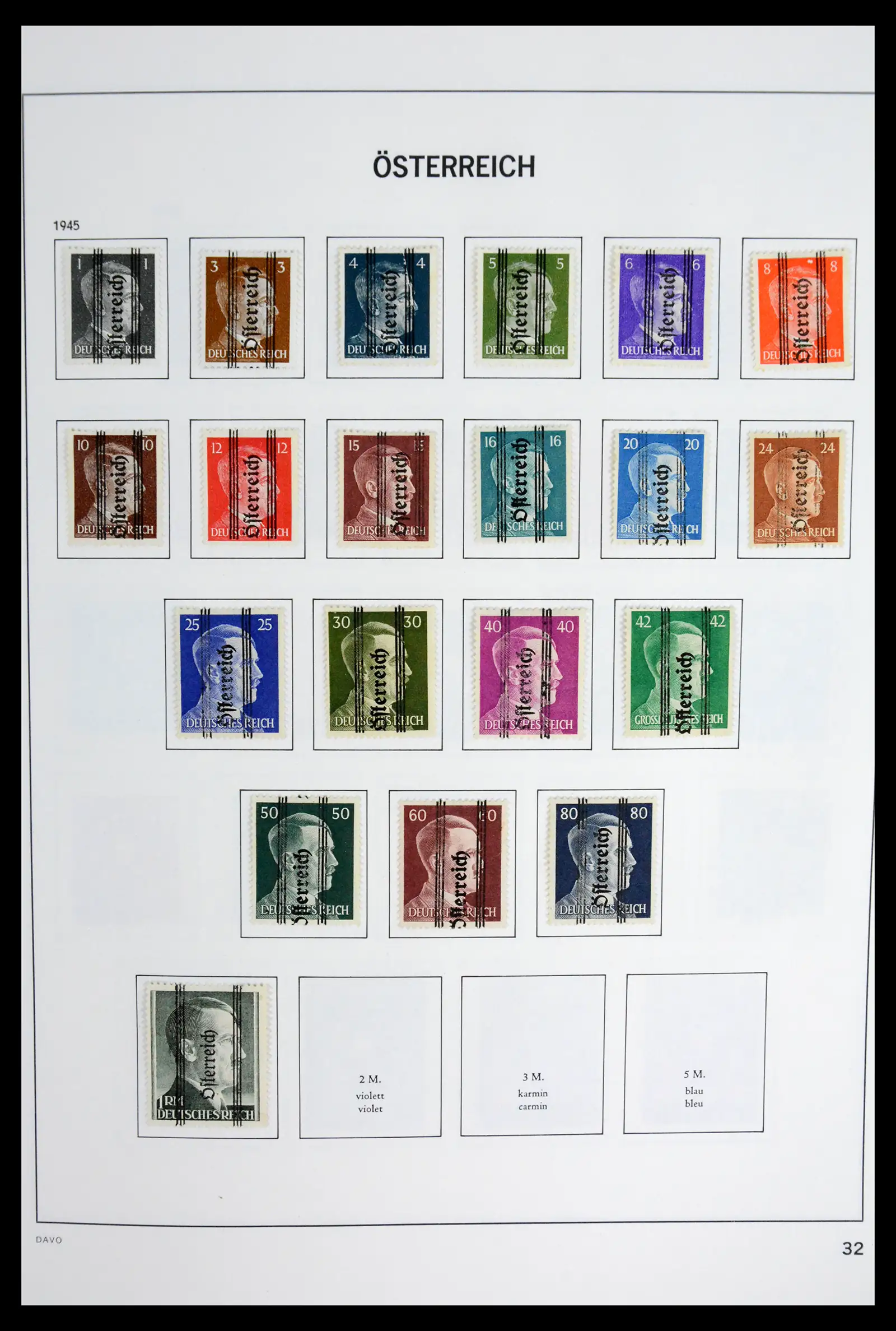 41743 0035 - Postzegelverzameling 41743 Oostenrijk en gebieden 1850-1950.