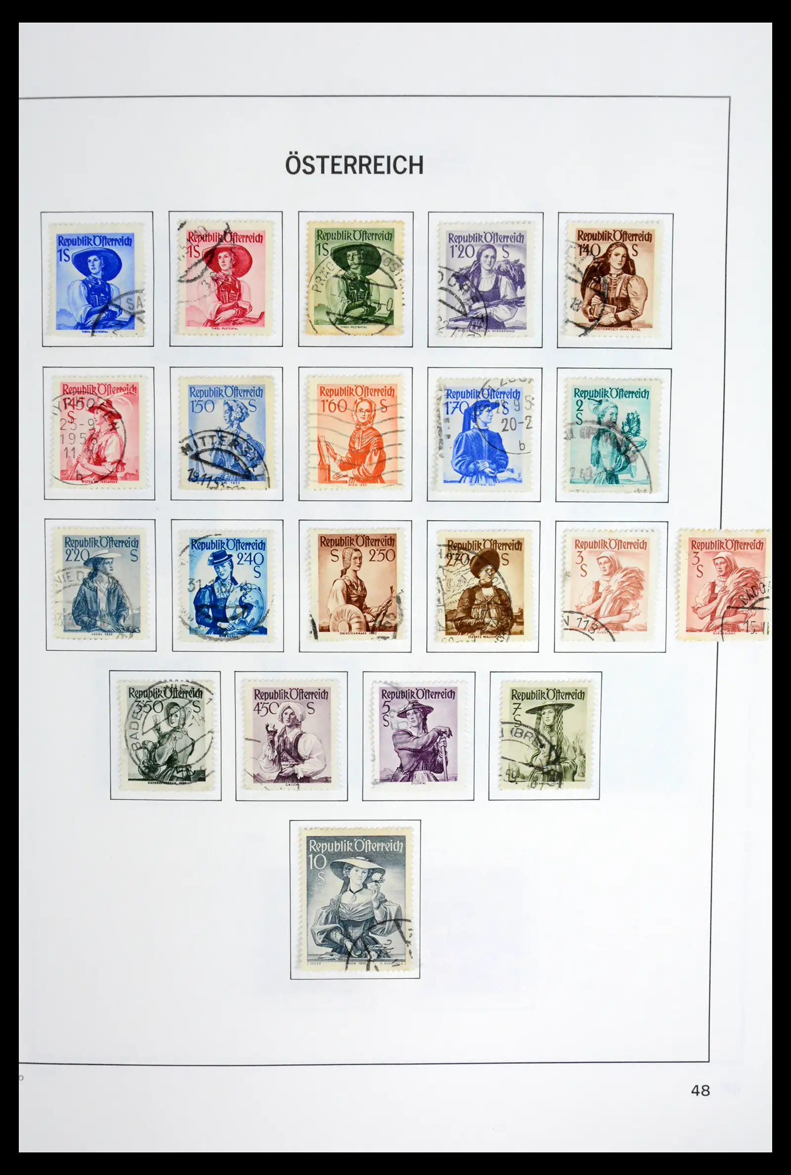 41743 0051 - Postzegelverzameling 41743 Oostenrijk en gebieden 1850-1950.