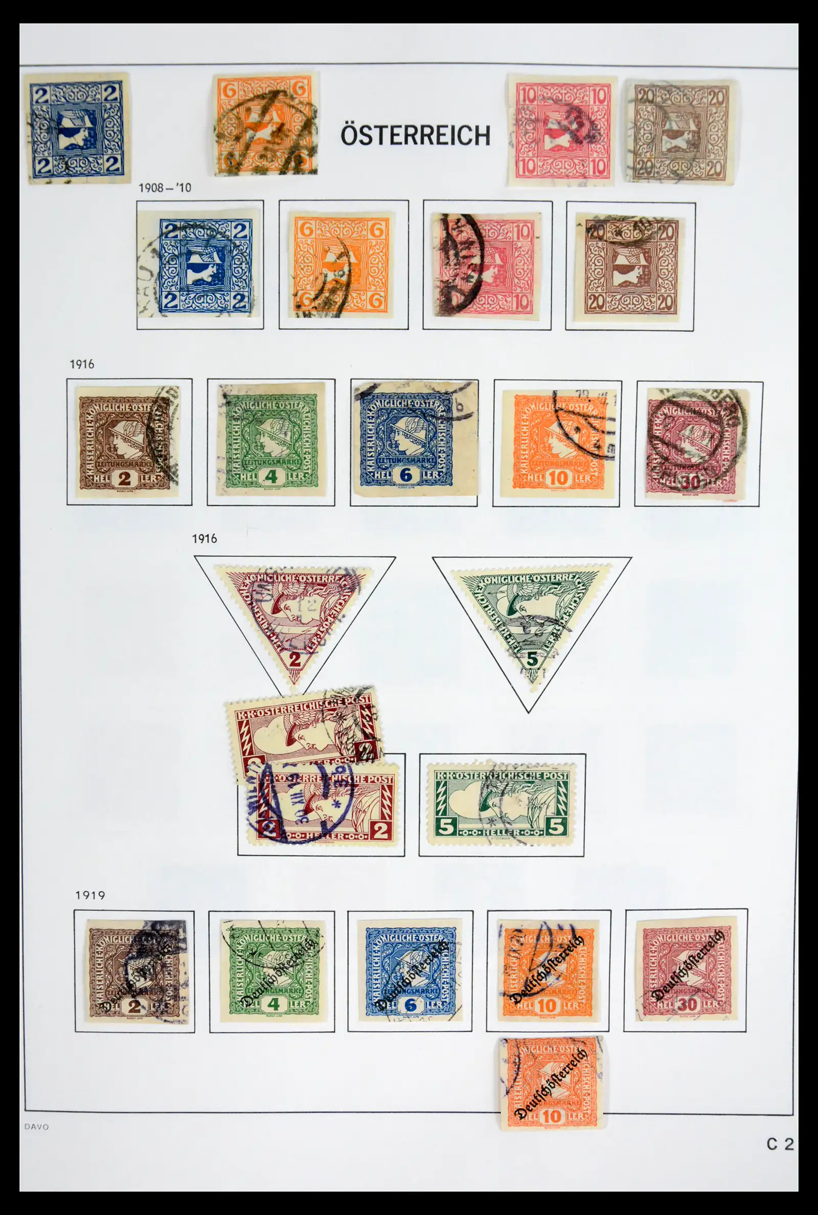 41743 0055 - Postzegelverzameling 41743 Oostenrijk en gebieden 1850-1950.