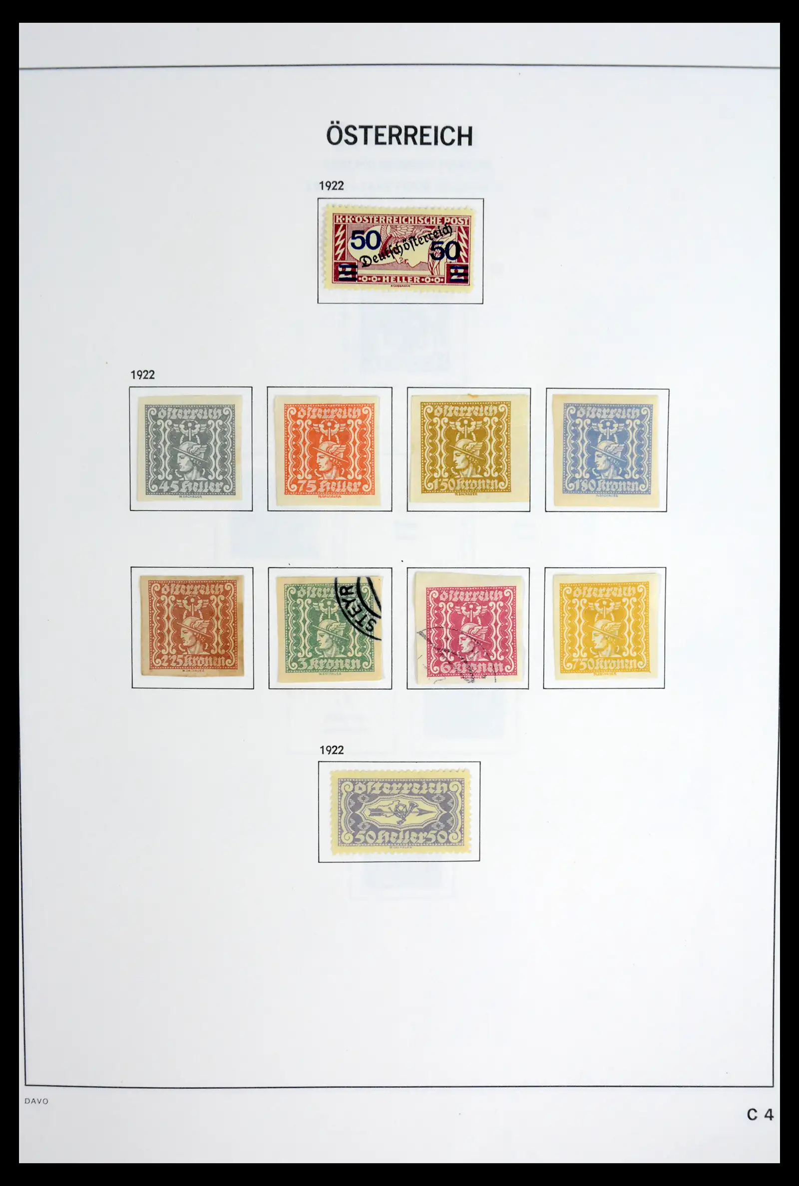 41743 0057 - Postzegelverzameling 41743 Oostenrijk en gebieden 1850-1950.