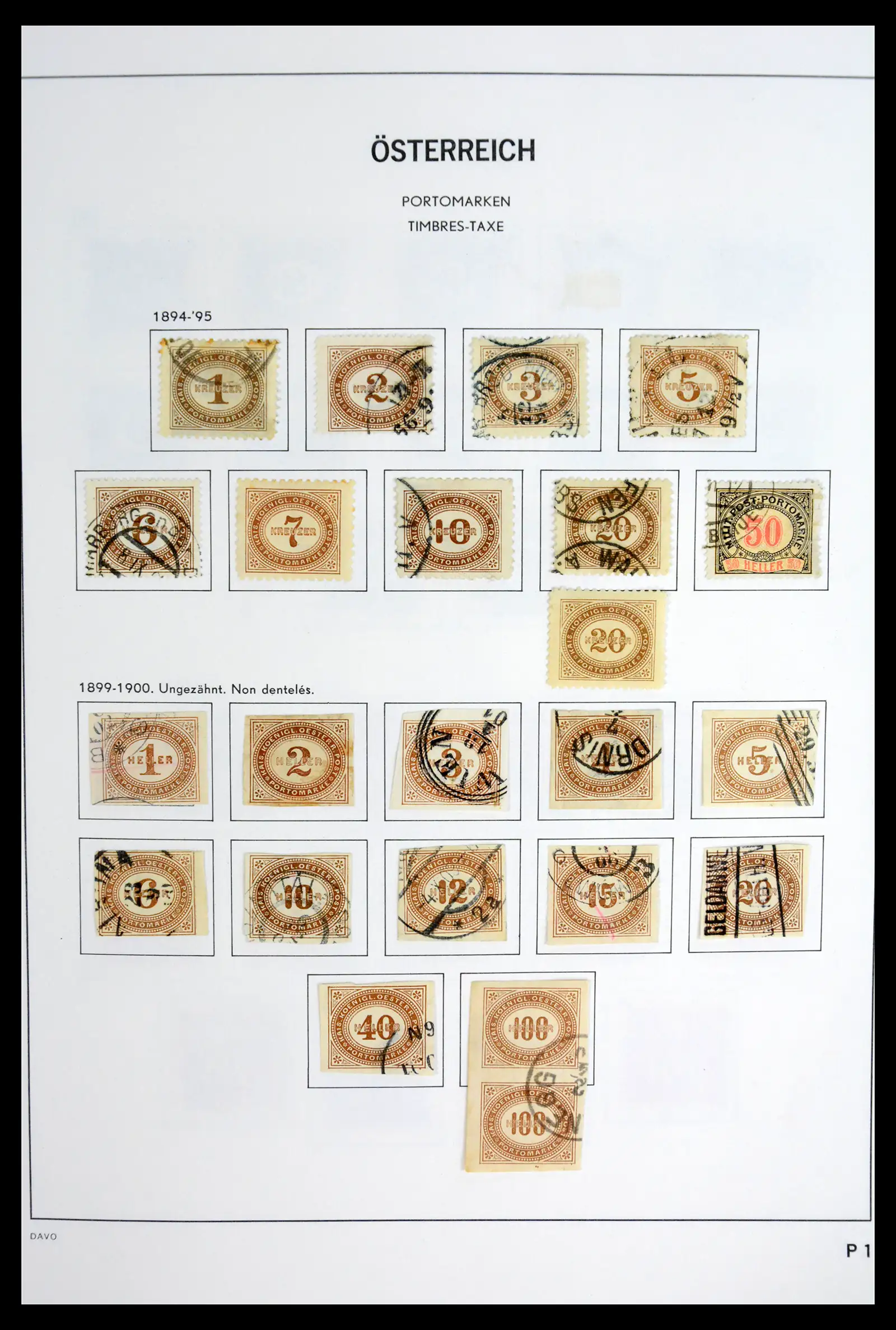41743 0058 - Postzegelverzameling 41743 Oostenrijk en gebieden 1850-1950.