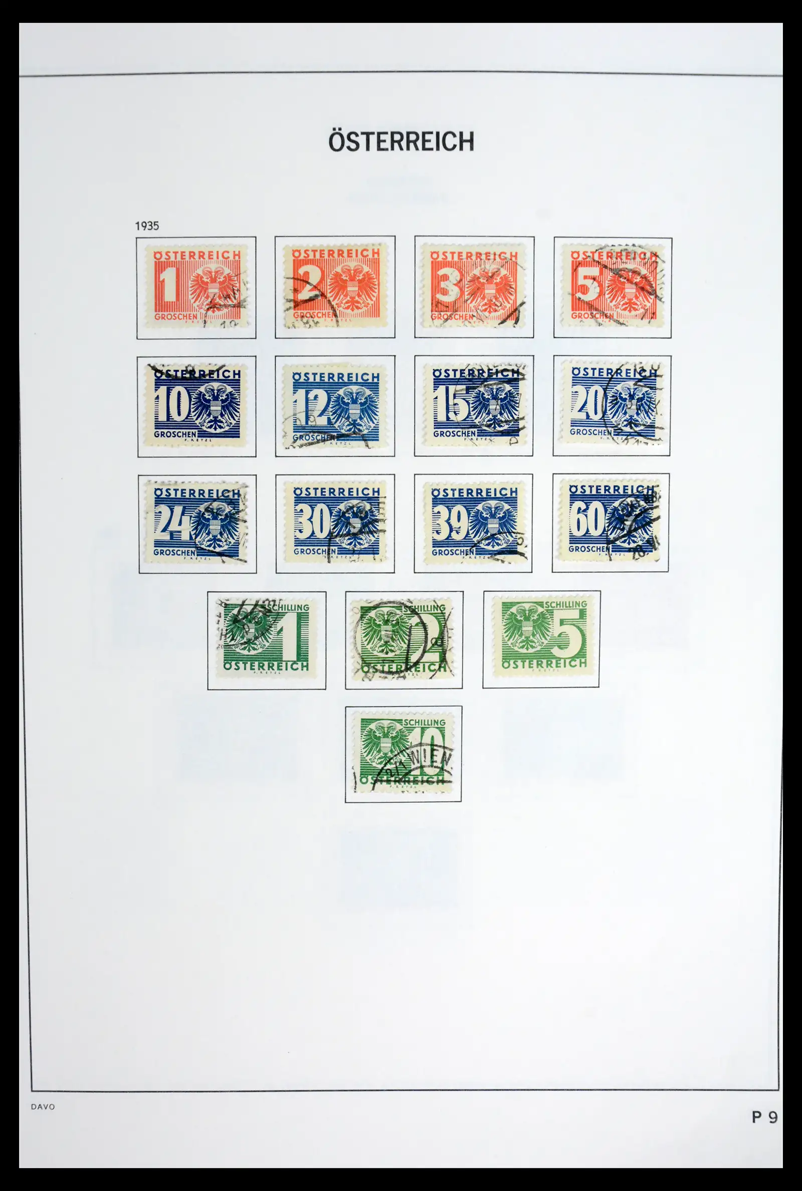41743 0066 - Postzegelverzameling 41743 Oostenrijk en gebieden 1850-1950.