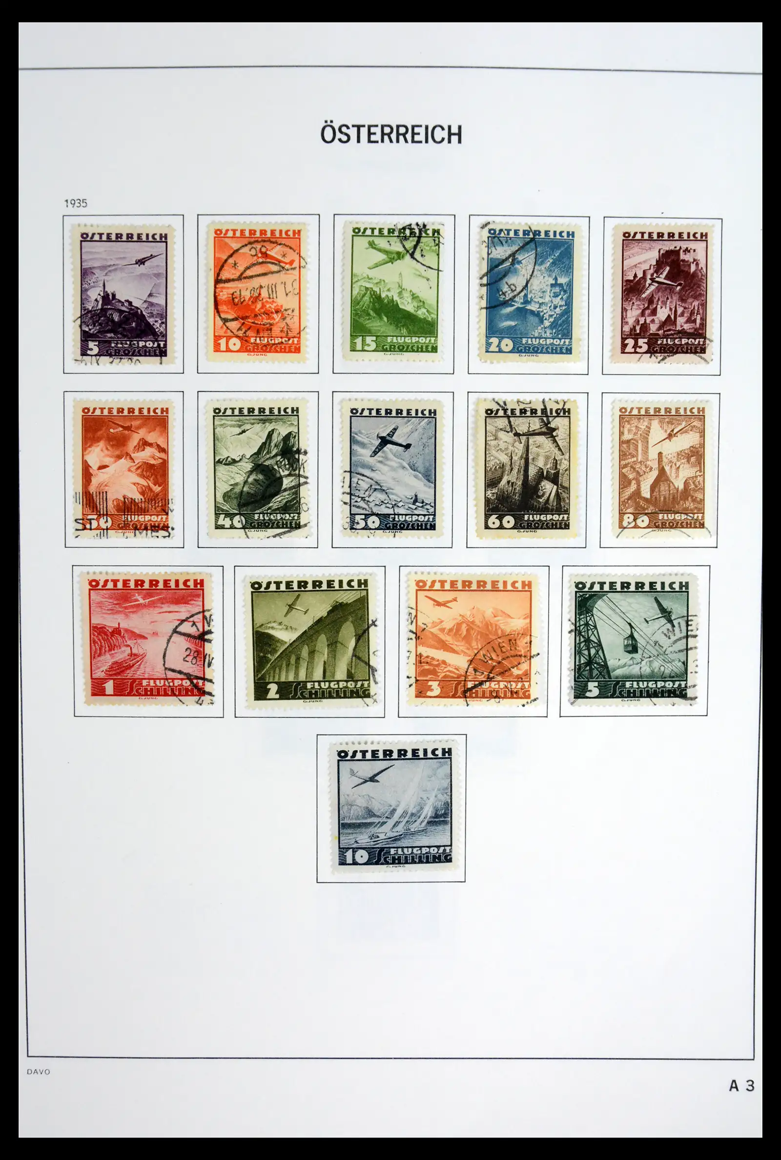 41743 0069 - Postzegelverzameling 41743 Oostenrijk en gebieden 1850-1950.