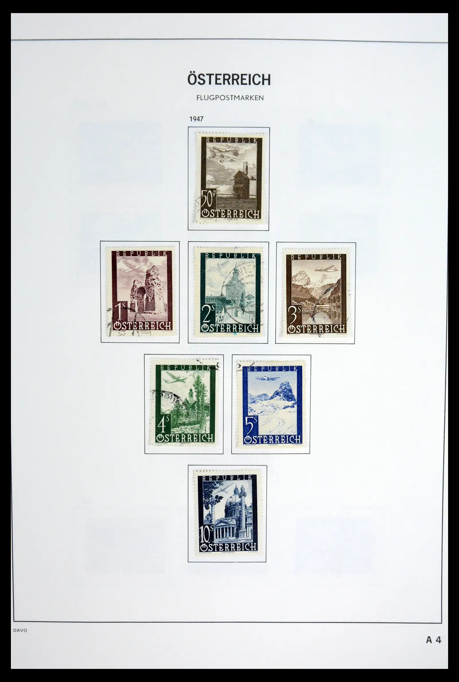 41743 0070 - Postzegelverzameling 41743 Oostenrijk en gebieden 1850-1950.