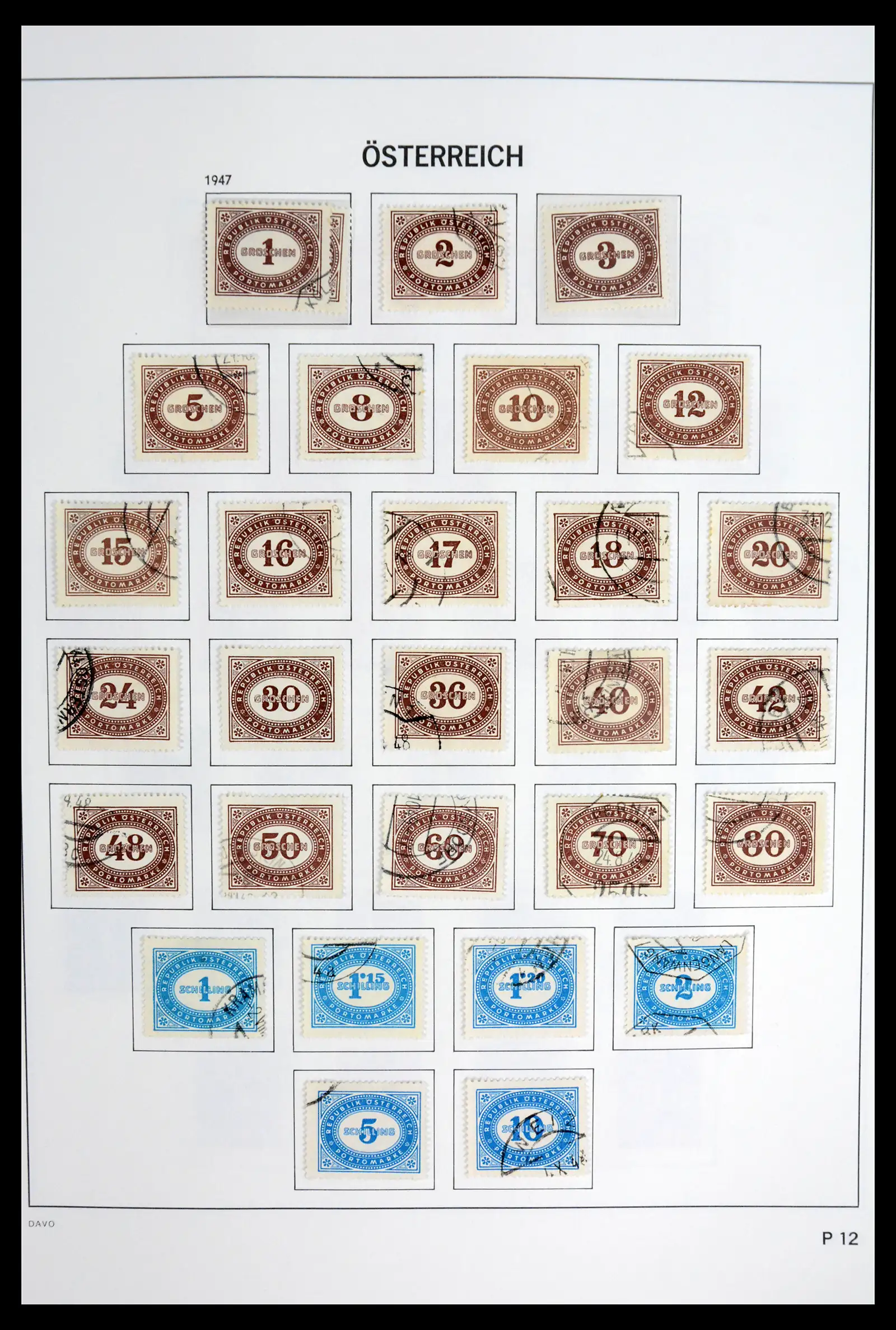 41743 0083 - Postzegelverzameling 41743 Oostenrijk en gebieden 1850-1950.