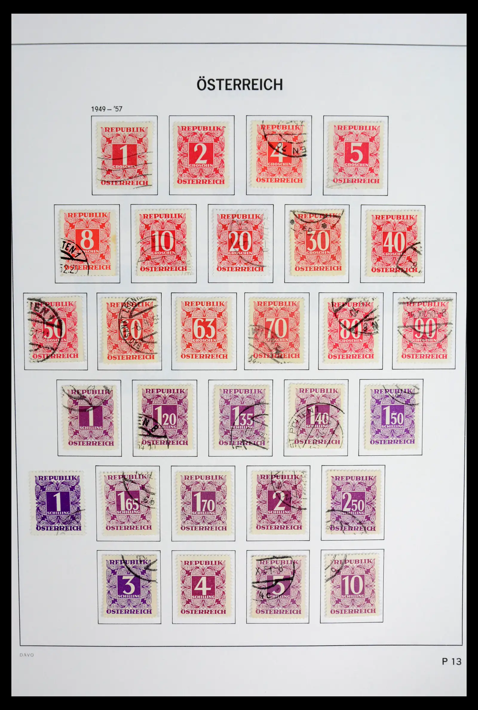 41743 0084 - Postzegelverzameling 41743 Oostenrijk en gebieden 1850-1950.