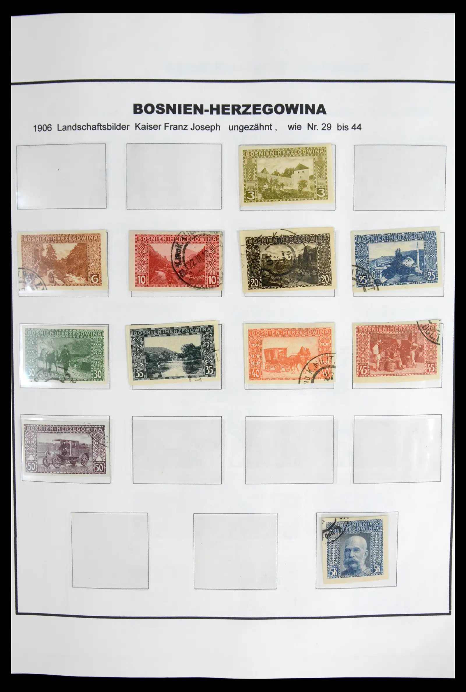 41743 0092 - Postzegelverzameling 41743 Oostenrijk en gebieden 1850-1950.