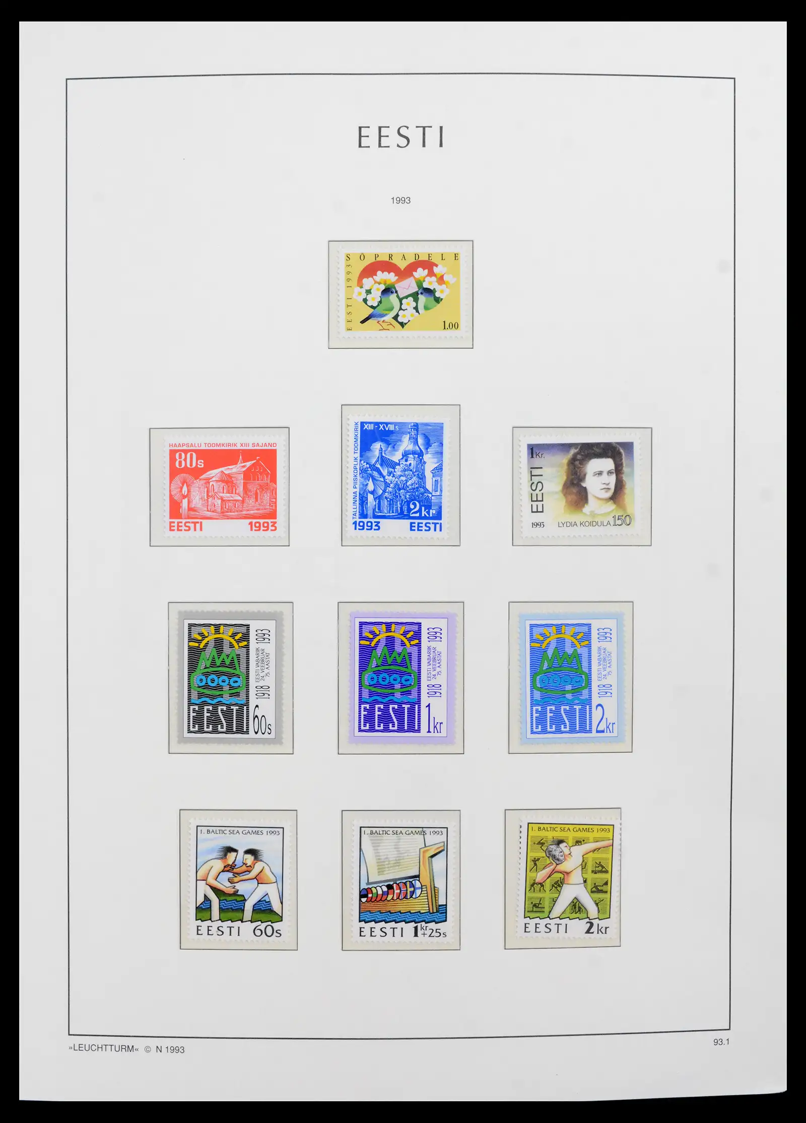 41747 0004 - Postzegelverzameling 41747 Baltische Staten compleet 1991-2020!