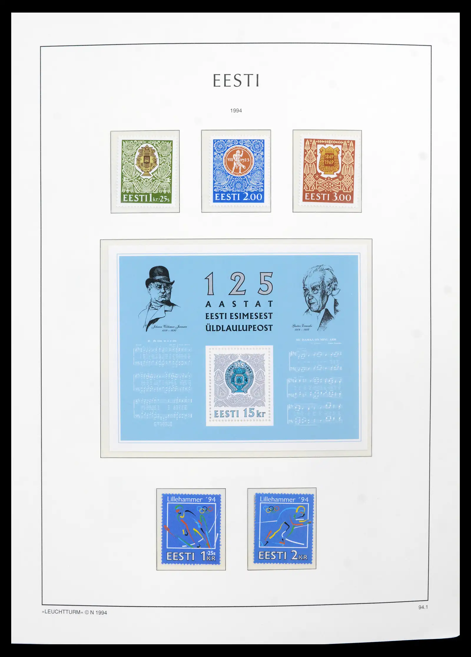 41747 0007 - Postzegelverzameling 41747 Baltische Staten compleet 1991-2020!