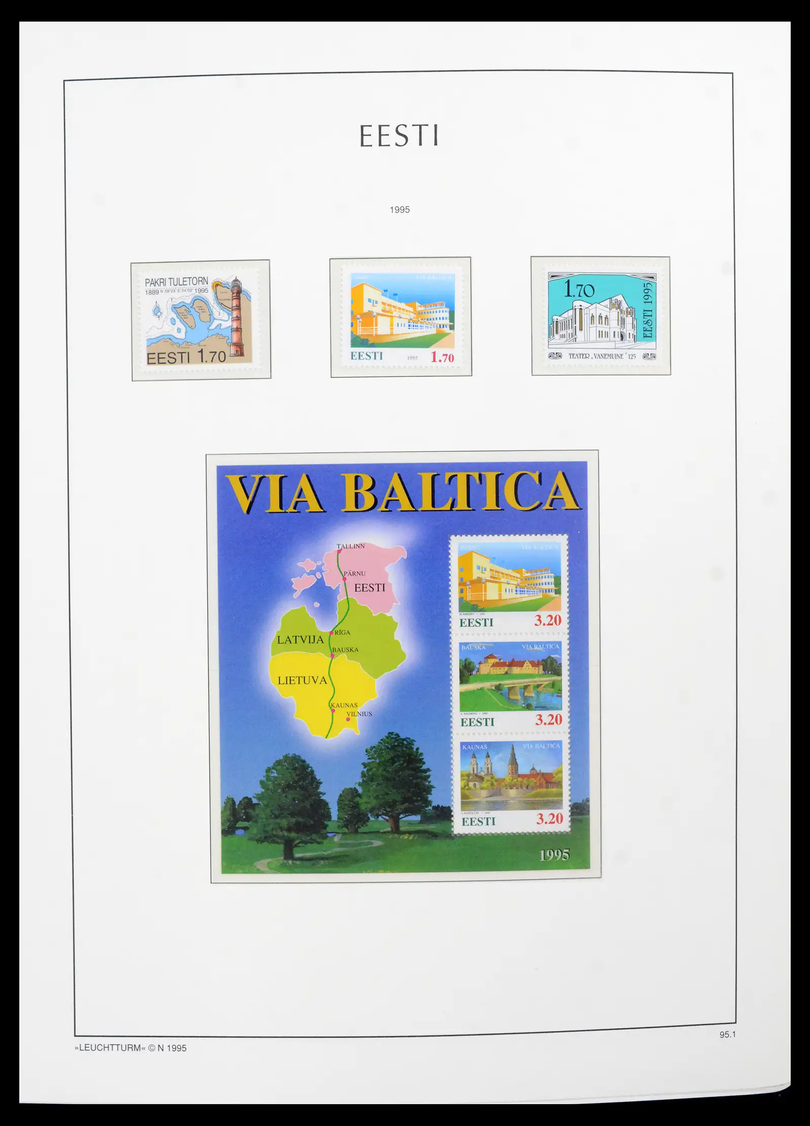41747 0010 - Postzegelverzameling 41747 Baltische Staten compleet 1991-2020!
